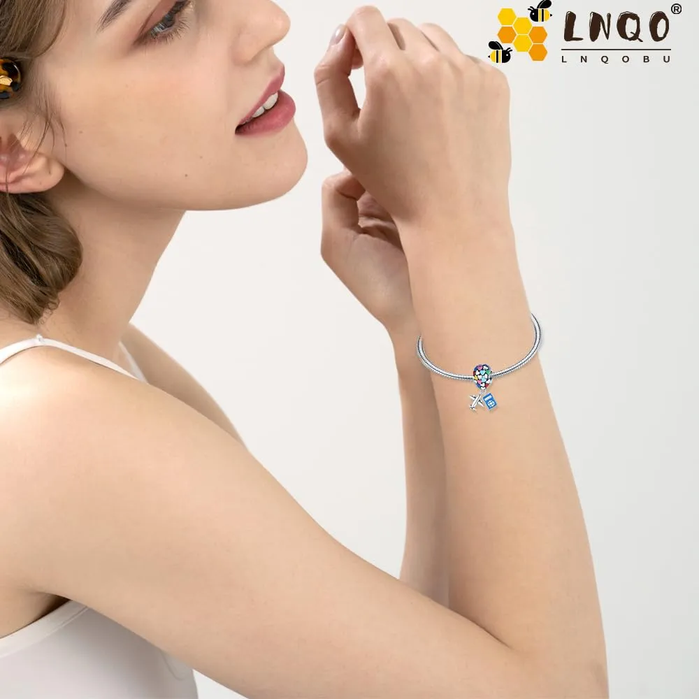 LNQOBU Ciondolo Charm Donna in Argento Sterling 925 per Bracciali e Collane - immagine 4