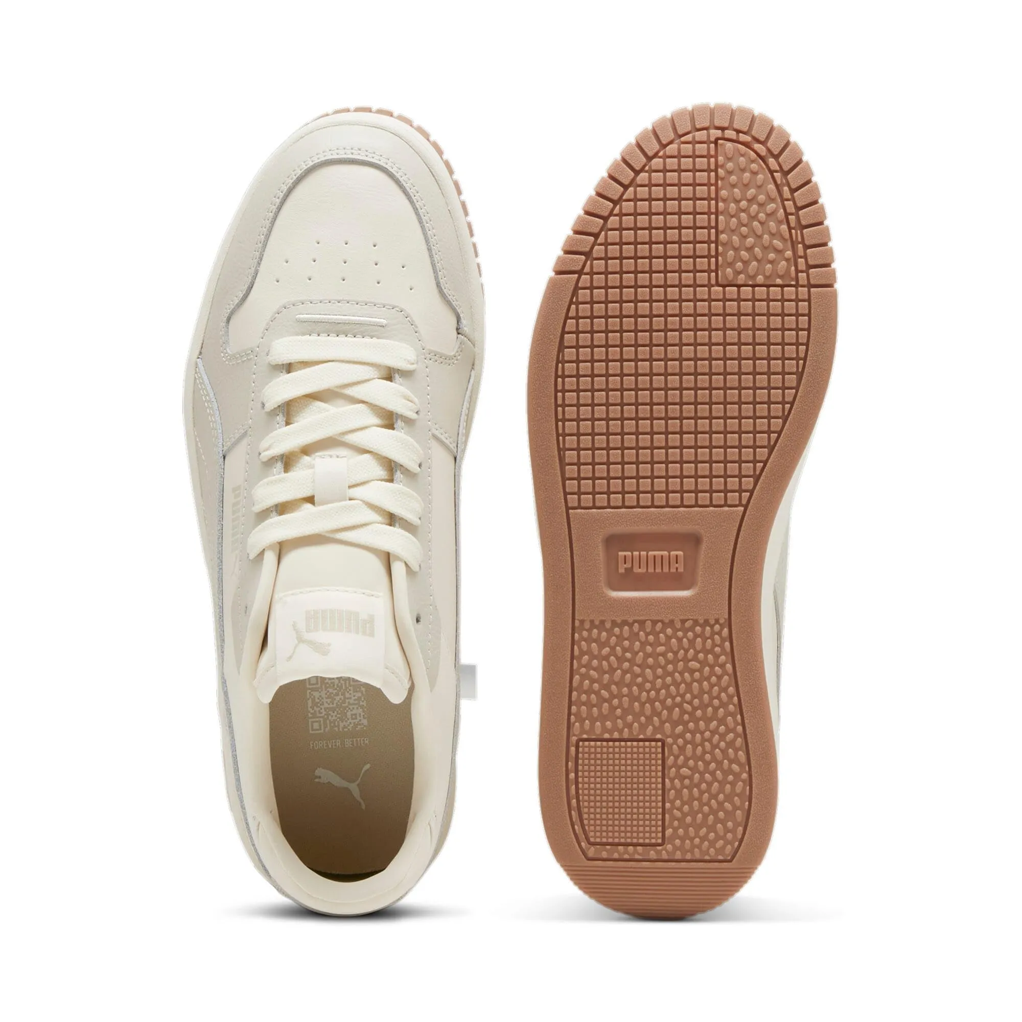 Puma Carina Street Women's Sneakers - Alpine Snow Desert Dust - 38.5 EU - immagine 6