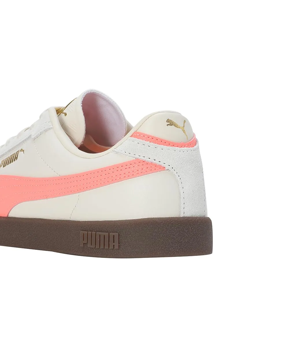Puma Club II Era Sneaker, Alpine Snow-Fluro Peach PES-Gum, 44.5 EU - immagine 4