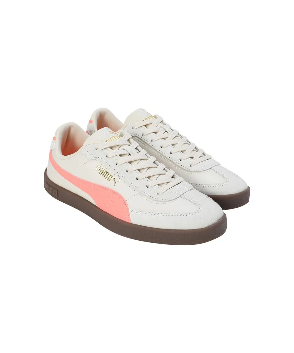 Puma Club II Era Sneaker, Alpine Snow-Fluro Peach PES-Gum, 44.5 EU - immagine 5