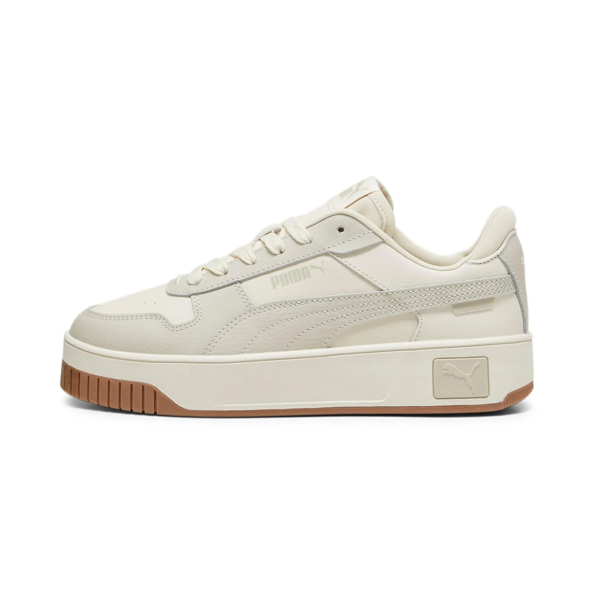 PUMA Women's Carina Street Sneaker, Alpine Snow-Desert Dust, 37.5 EU - immagine 1
