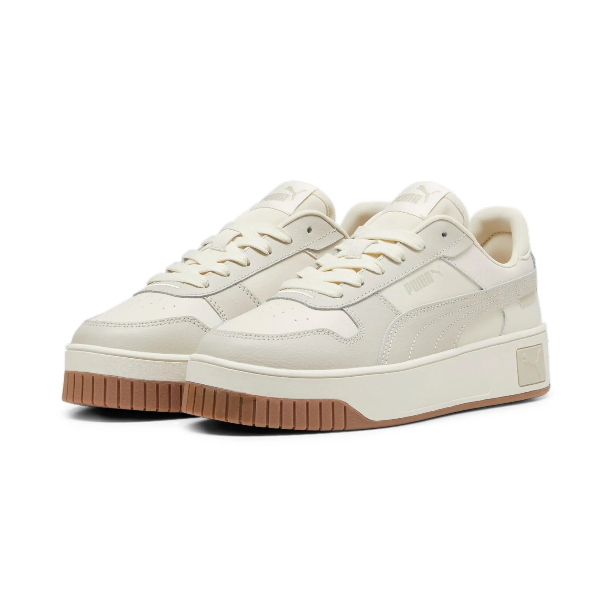 PUMA Women's Carina Street Sneaker, Alpine Snow-Desert Dust, 37.5 EU - immagine 8