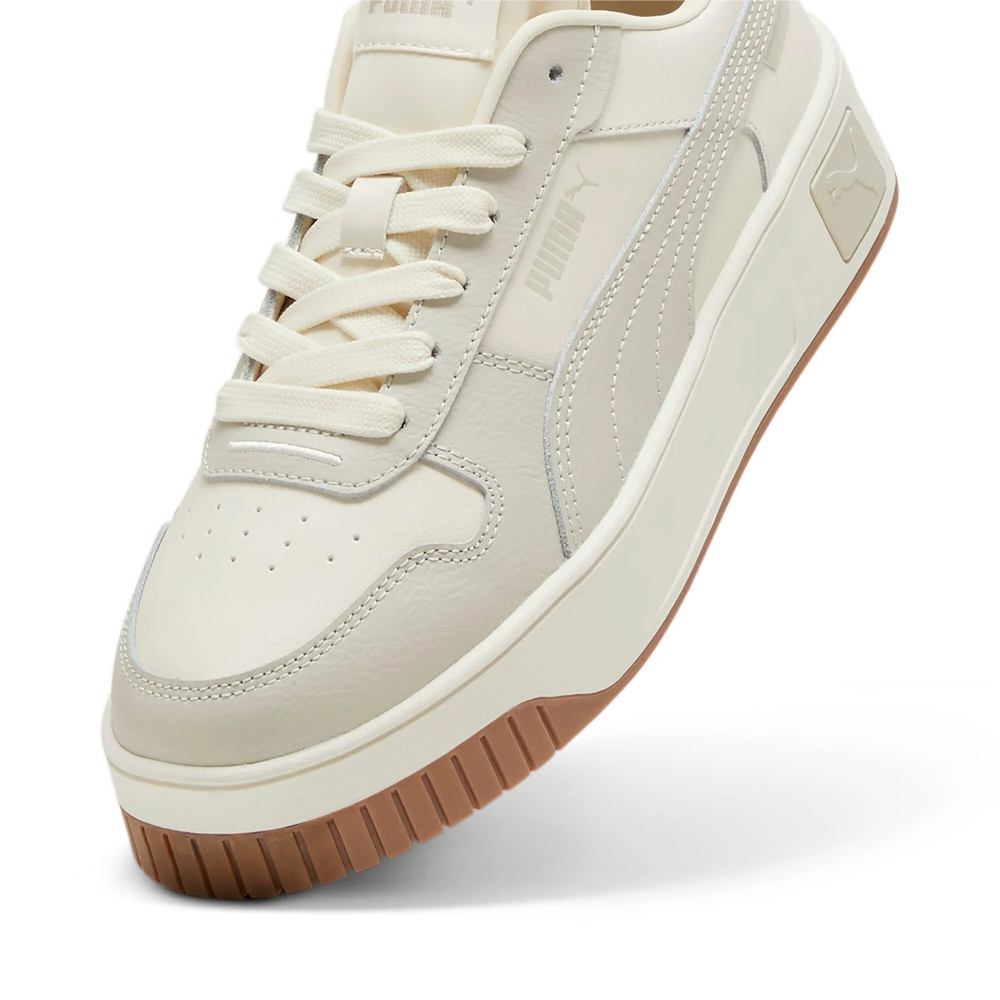 Puma Women's Carina Street Sneaker, Alpine Snow-Desert Dust, 41 EU - immagine 7