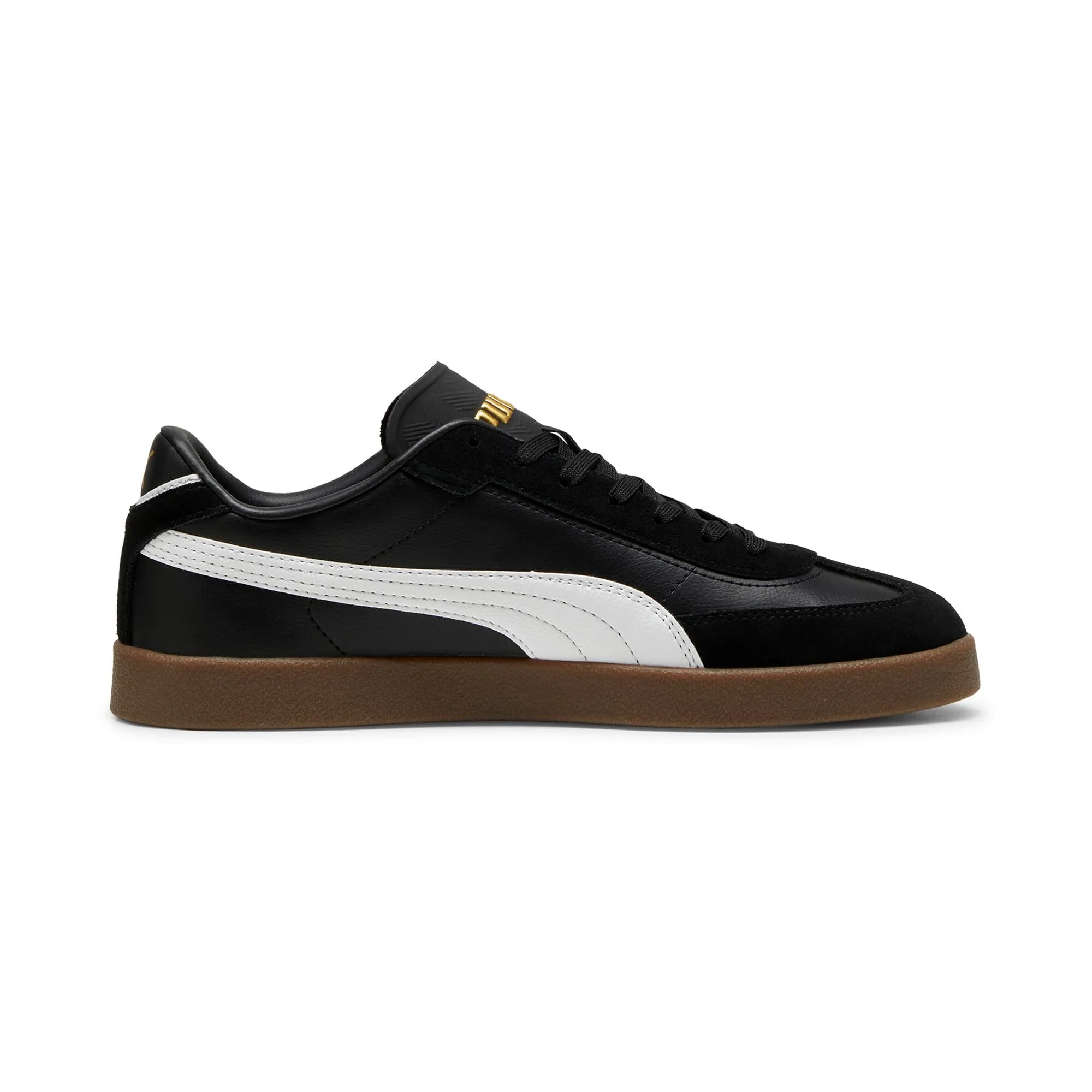 Puma Club II Era Sneaker, Black-White-Gold, 42 EU - immagine 7