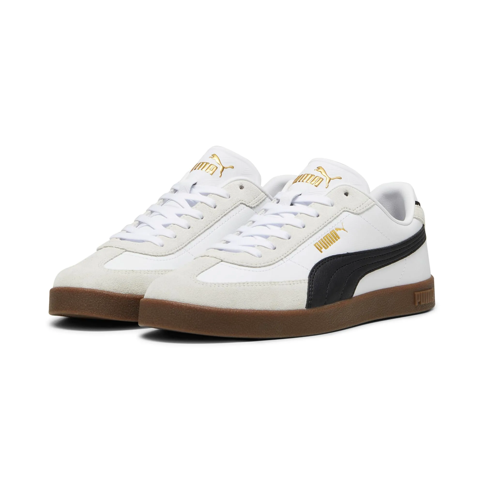 Puma Club II Era Sneaker - Puma White-Puma Black-Vapor Gray - 37.5 EU - immagine 4