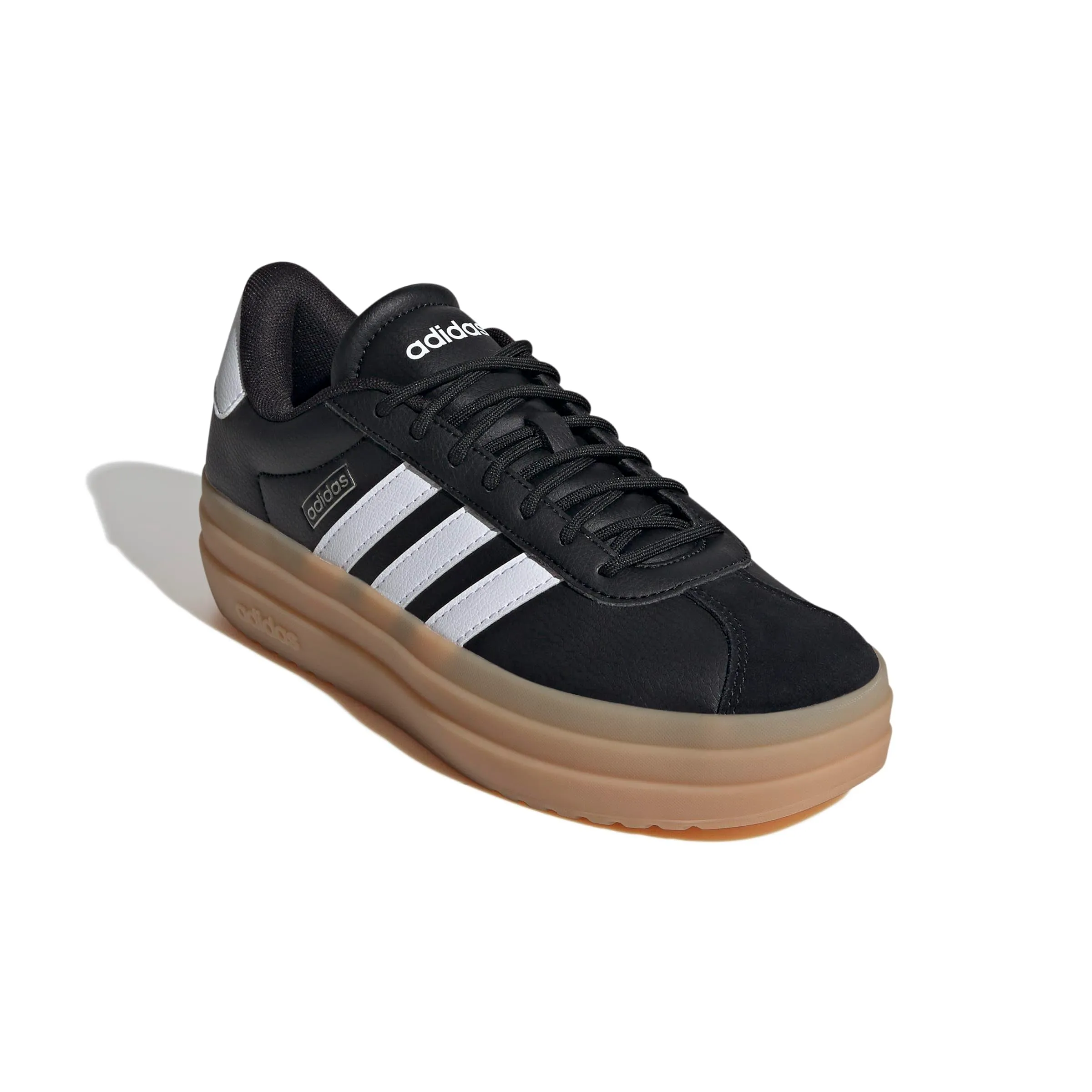 Adidas Women's VL Court Bold Sneaker, Black/White/Cyber Metallic, 7.5 - immagine 6