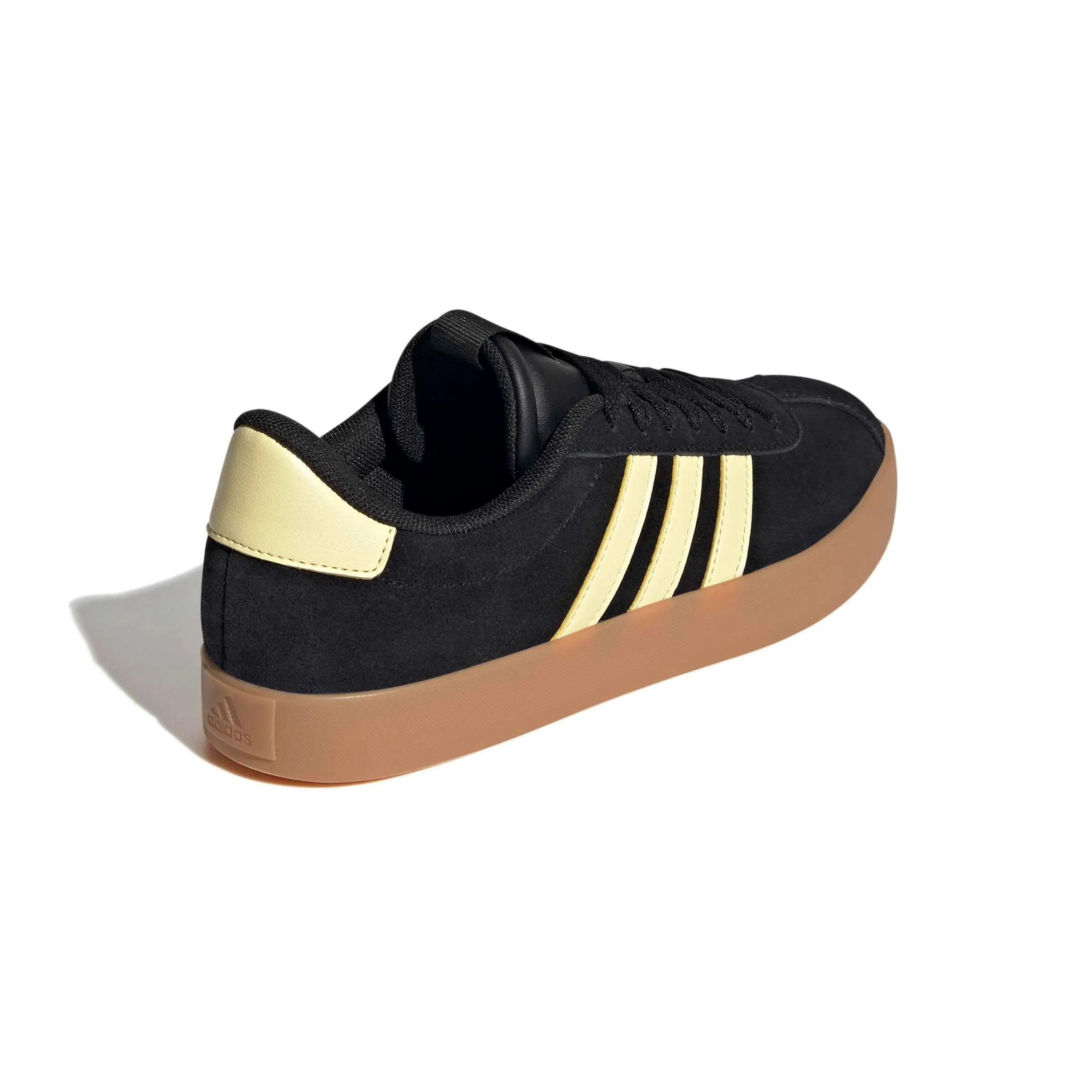 adidas VL Court 3.0 Sneaker da donna - Nero Crew Giallo Bianco - 36 2/3 EU - immagine 5