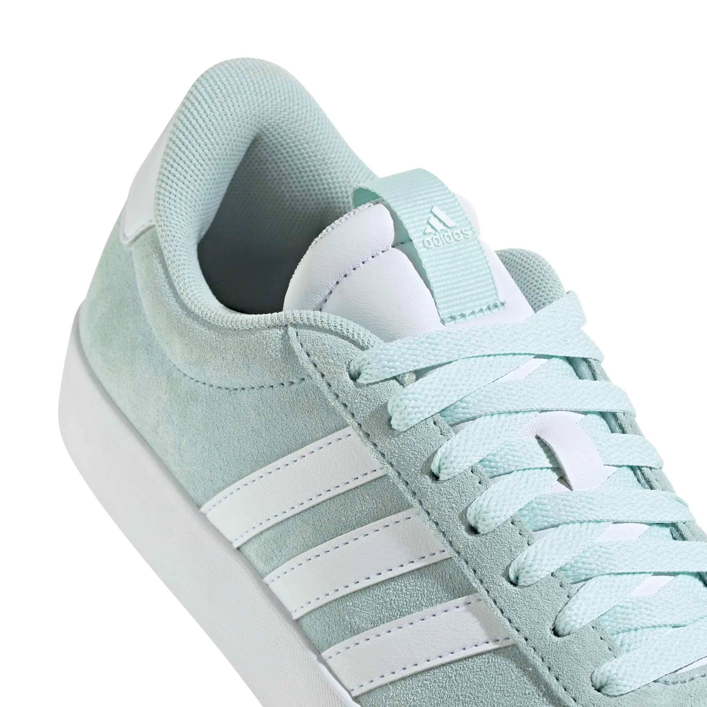 adidas VL Court 3.0 Sneaker da donna, Halo Menta/Bianco/Menta Halo, 10 - immagine 7