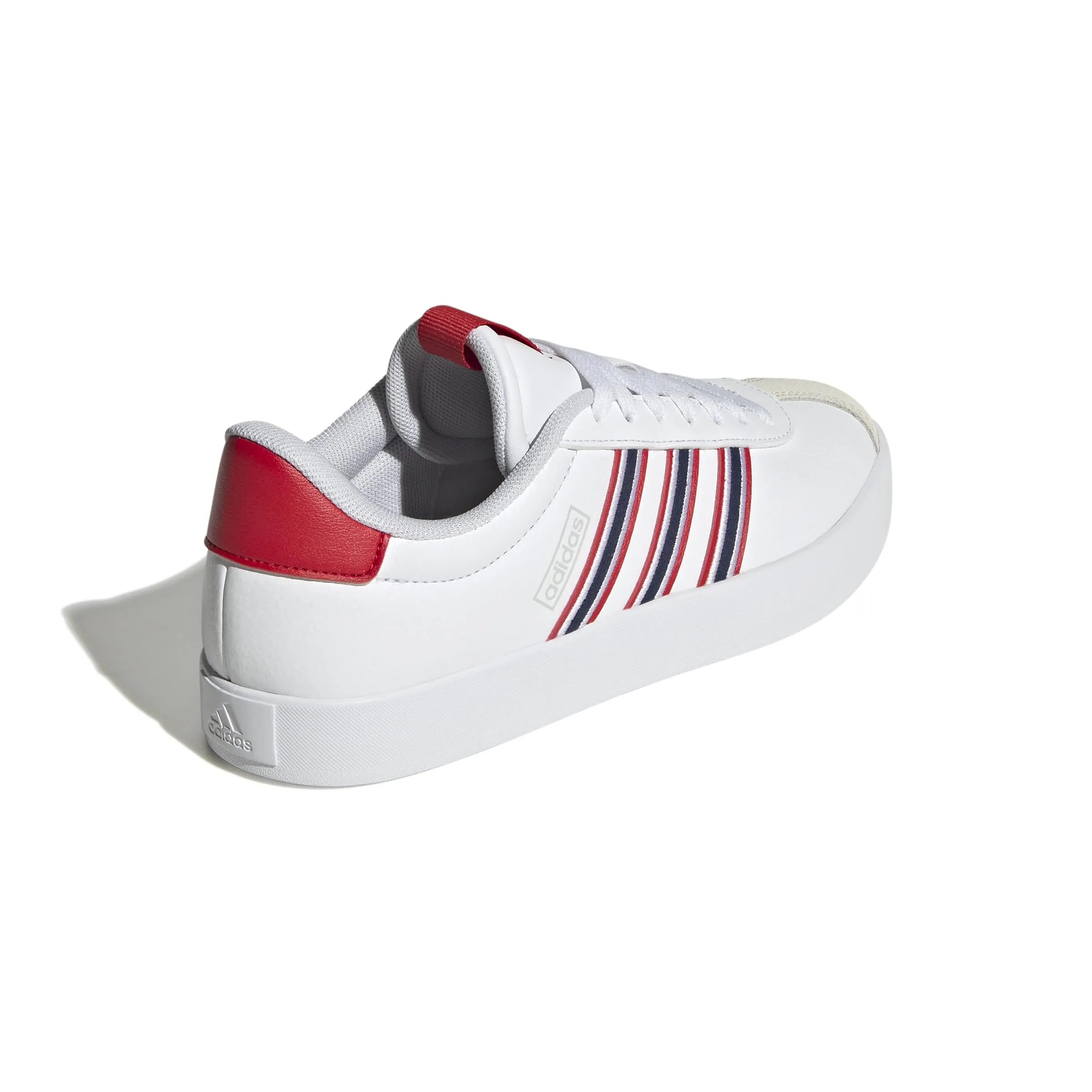 adidas VL Court 3.0 Women's Sneakers - White/Navy/Scarlet - IH3207 - immagine 5