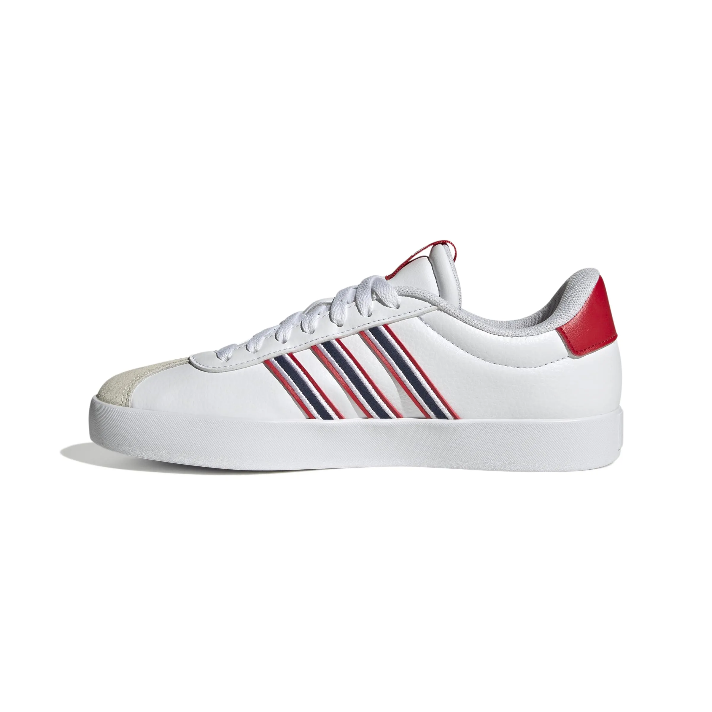 adidas VL Court 3.0 Women's Sneakers - Bianco/Blu navy (Team Navy) / Better Scarlet, 5.5 - immagine 1