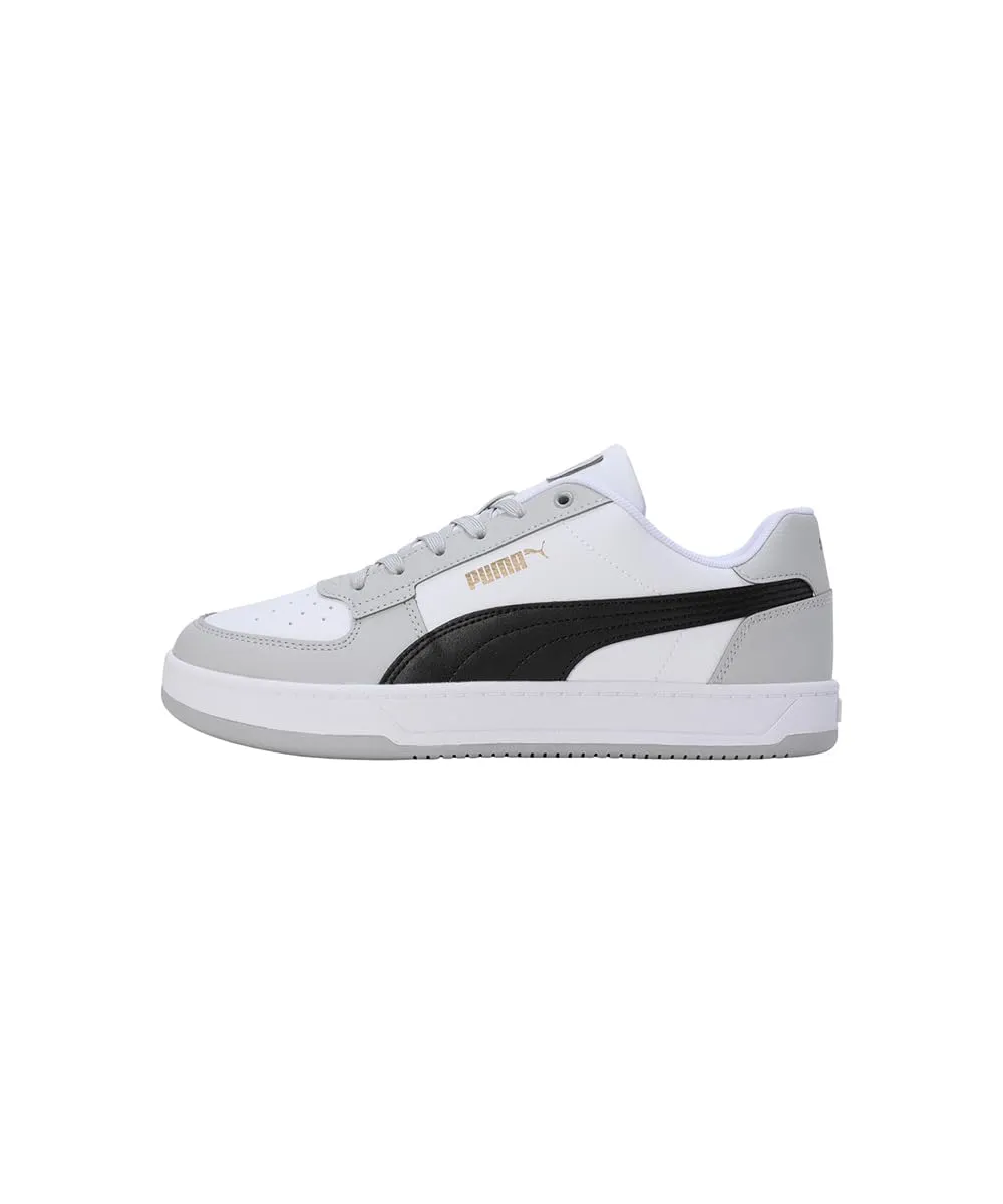 Puma Caven 2.0 Unisex Sneakers, White Black Ash Gray Gold, 40.5 EU - immagine 4