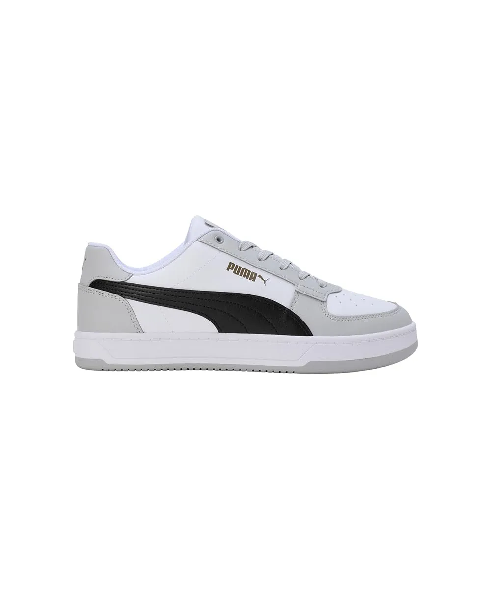 Puma Caven 2.0 Unisex Sneakers, White Black Ash Gray Gold, 40.5 EU - immagine 5