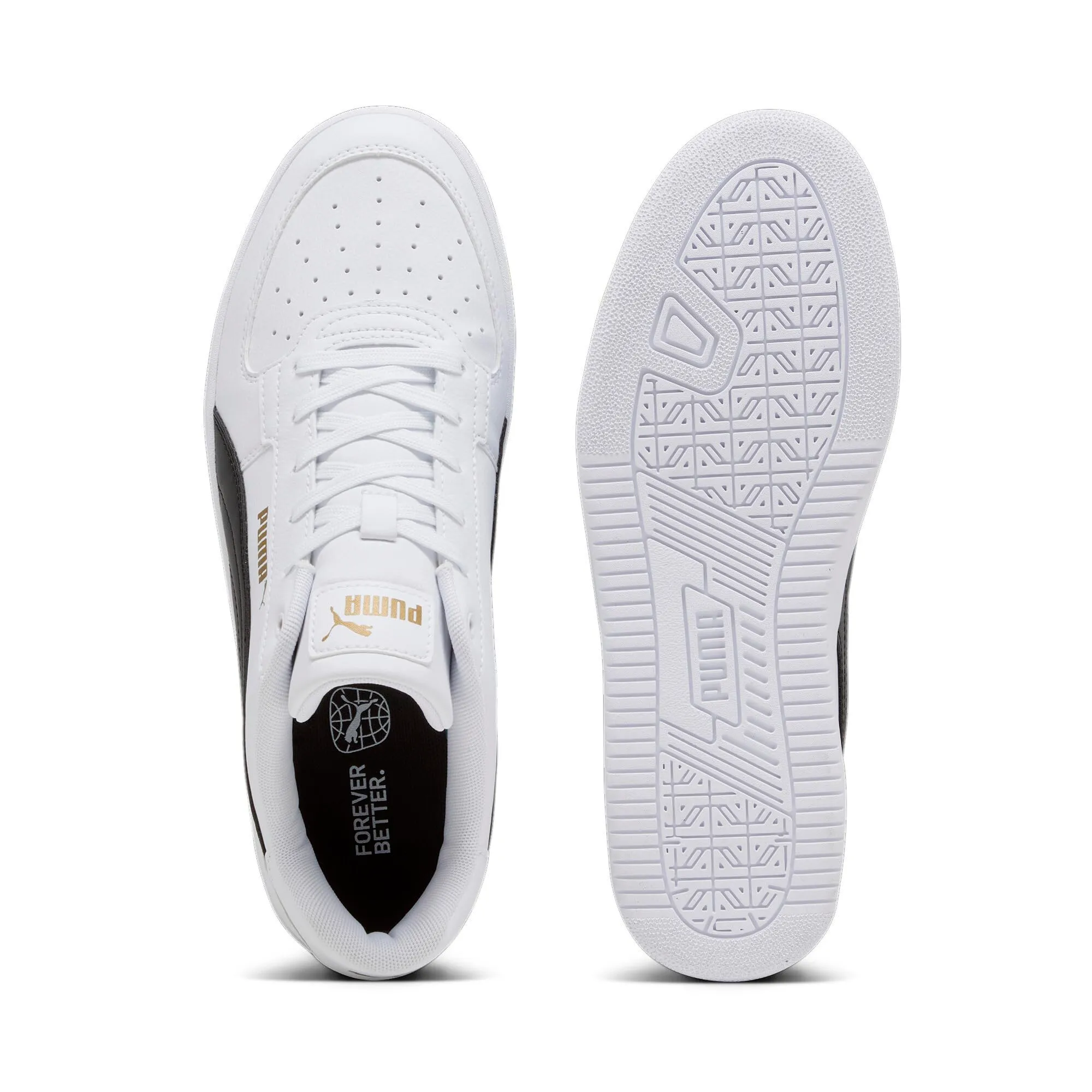 Puma Caven 2.0 Unisex Sneakers, Puma White Puma Black Gold, 39 EU - immagine 6