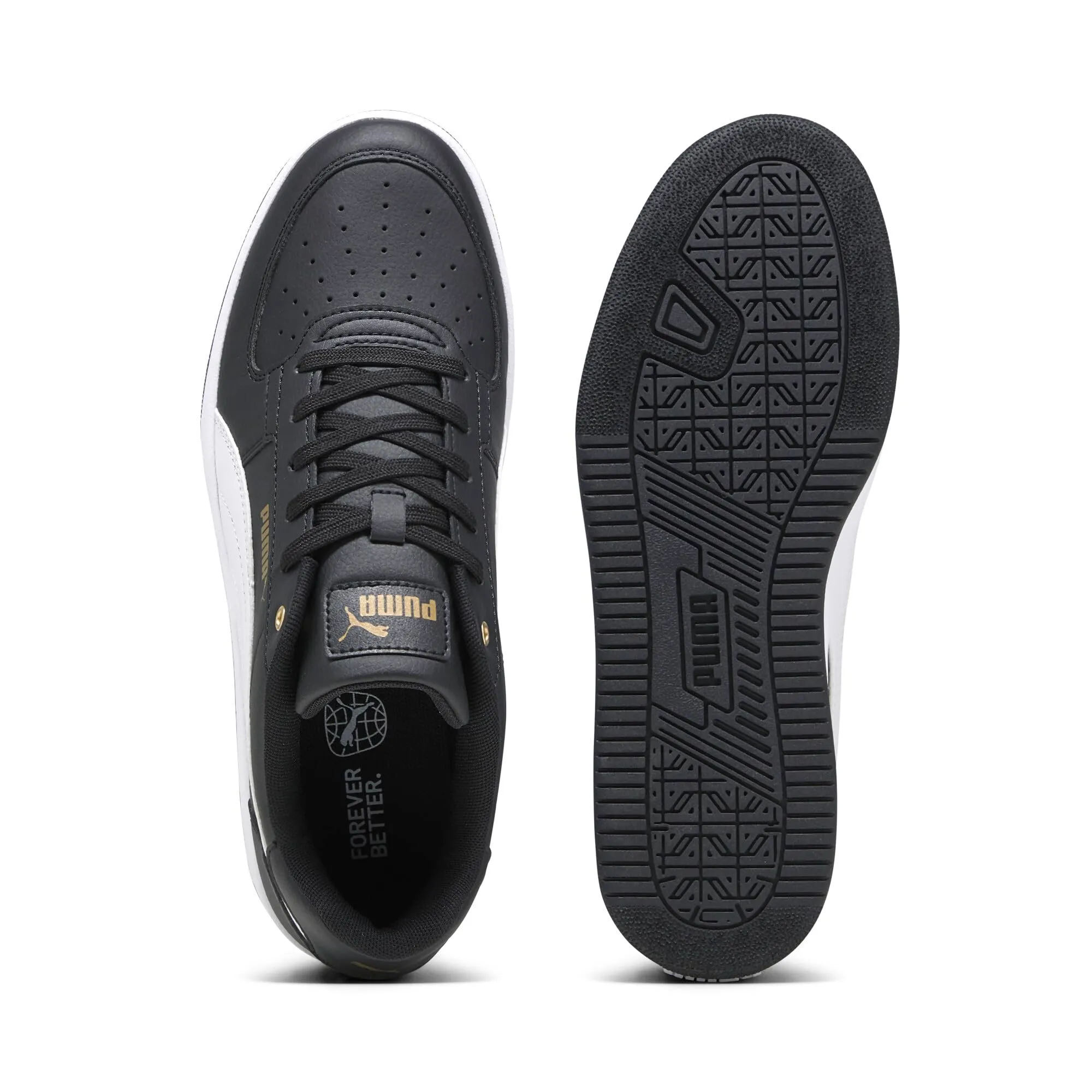 Puma Caven 2.0 Unisex Sneaker - Black White Gold, 45 EU - immagine 6