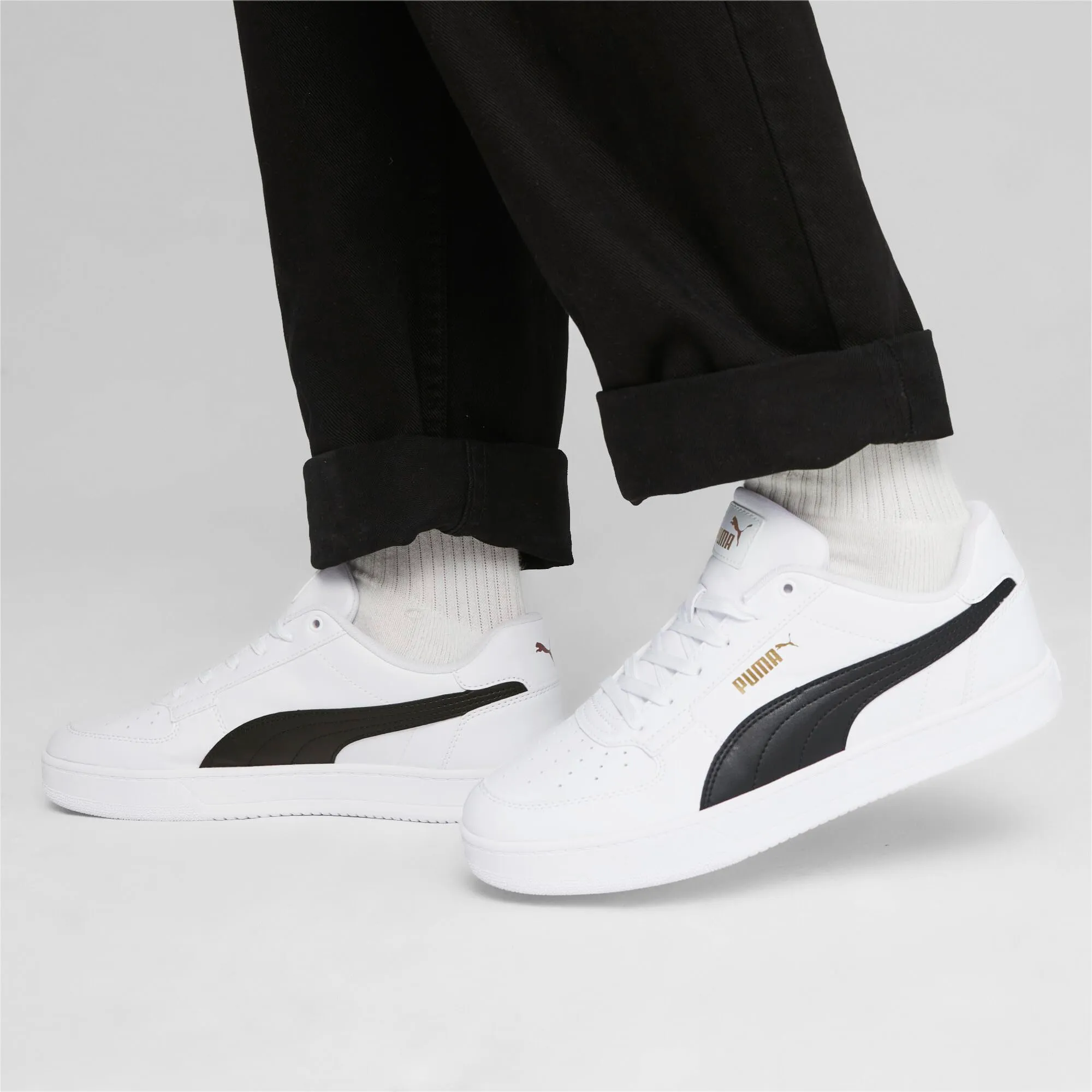 Puma Caven 2.0 Unisex Sneakers - Puma White Puma Black Gold, 37 EU - immagine 9