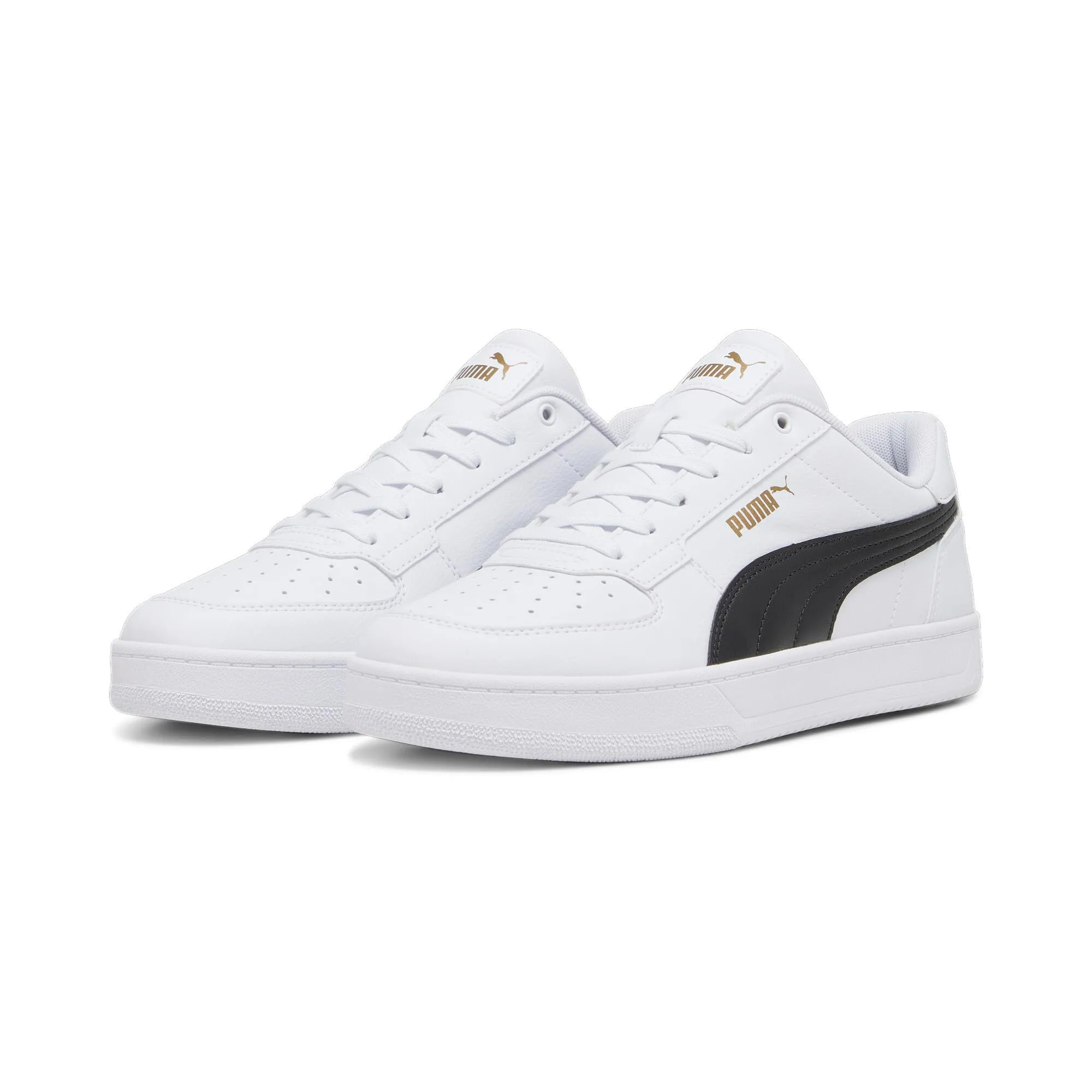 Puma Caven 2.0 Unisex Sneakers, Puma White Puma Black Gold, 44 EU - immagine 4