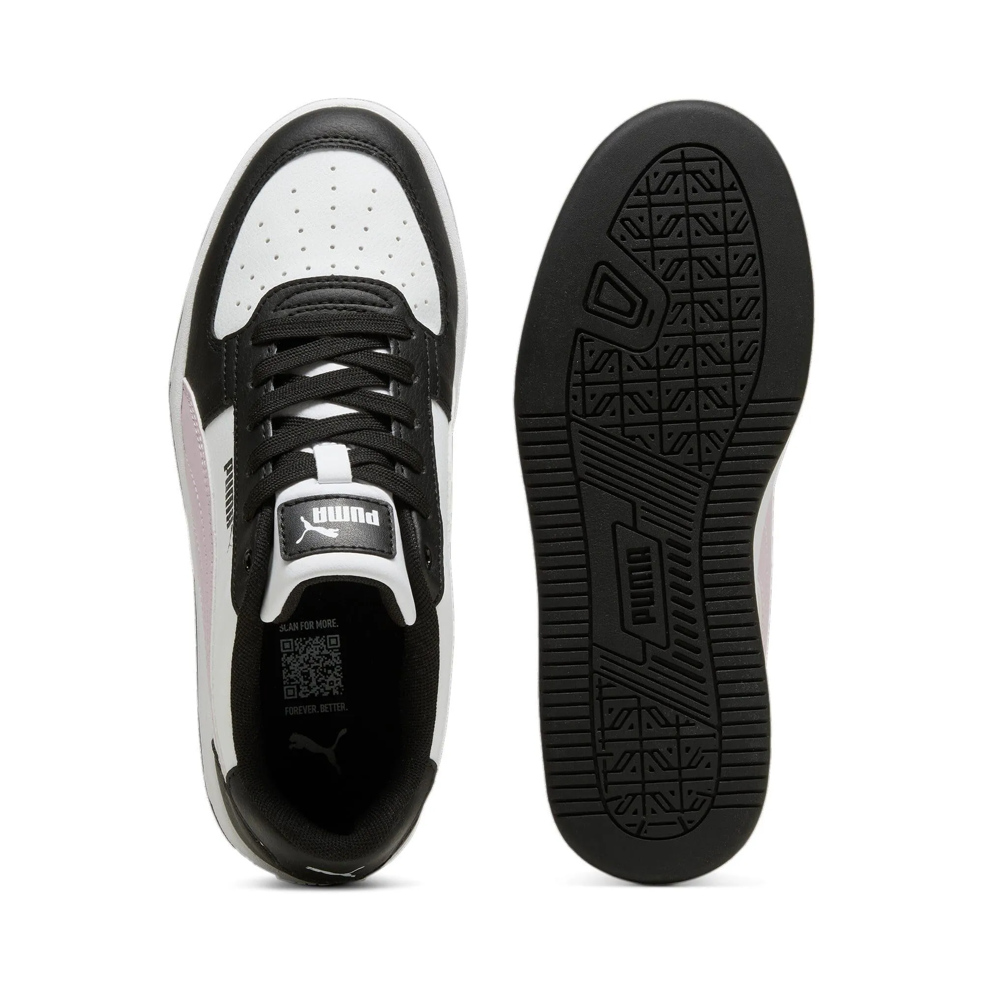 PUMA Caven 2.0 Unisex Sneakers - Black White Grape Mist, 39 EU - immagine 4
