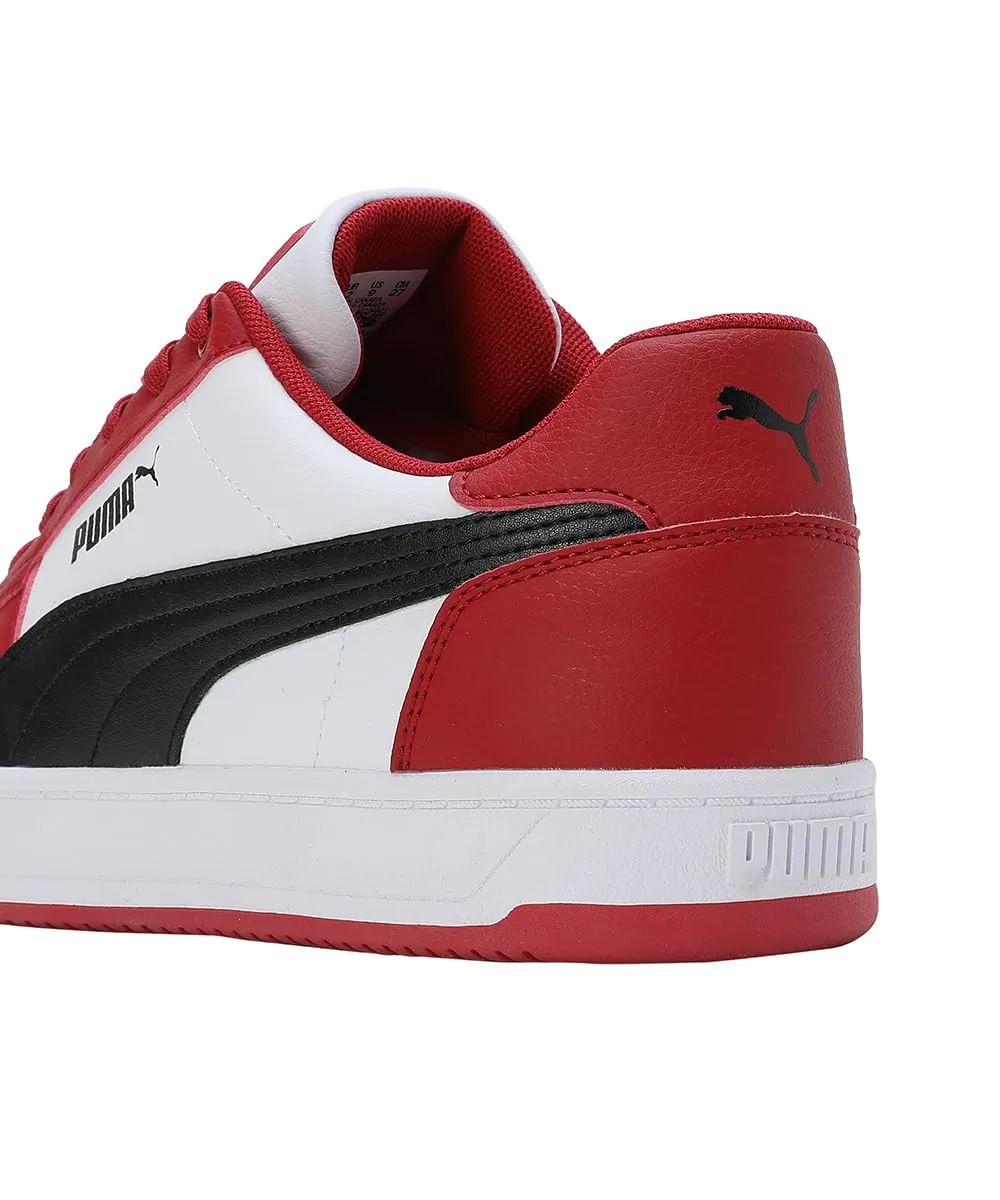 PUMA Caven 2.0 Unisex Sneaker - Club Red White Black, 41 EU - immagine 5