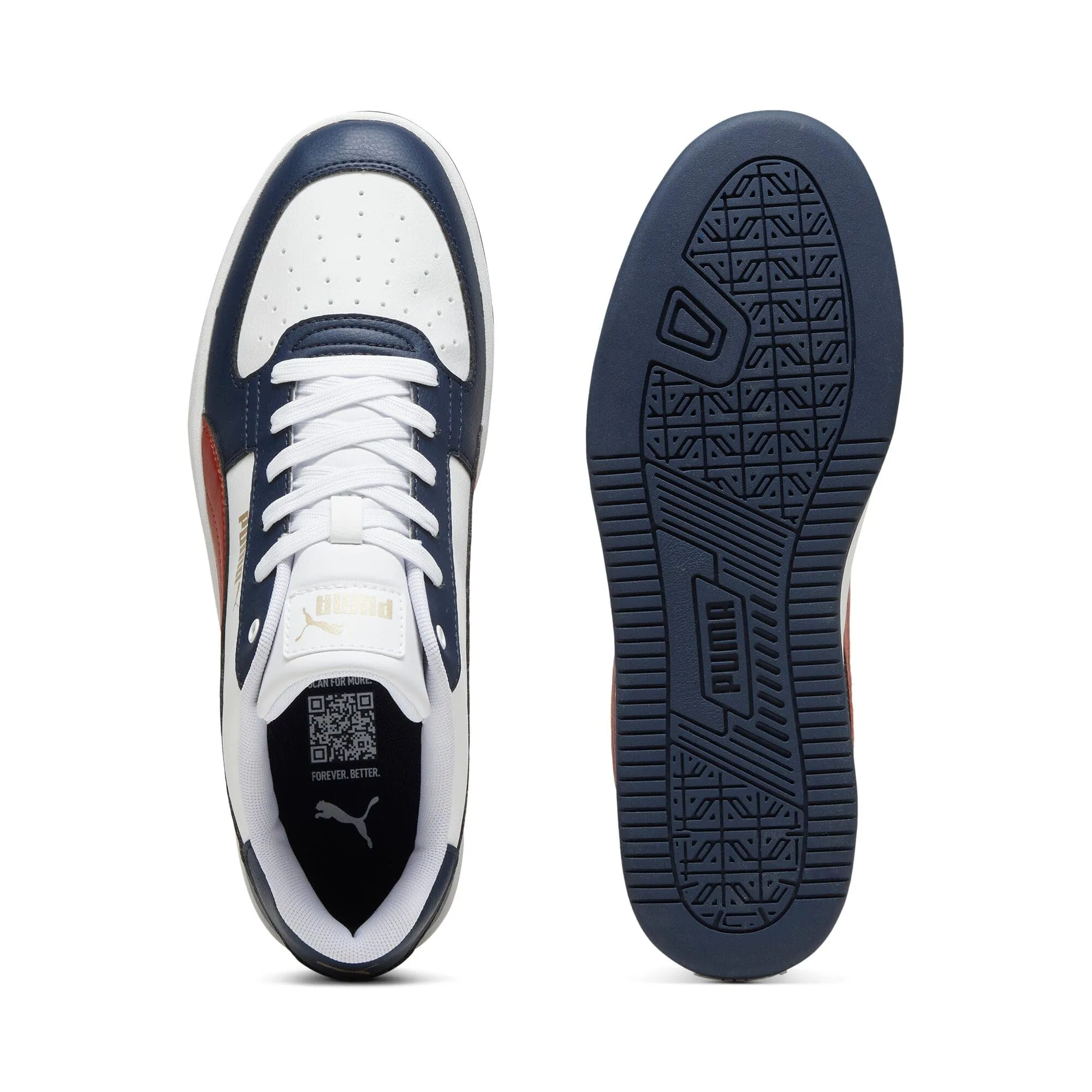 PUMA Caven 2.0 Unisex Adult Sneakers - White Mars Red Club Navy, 40 EU - immagine 6