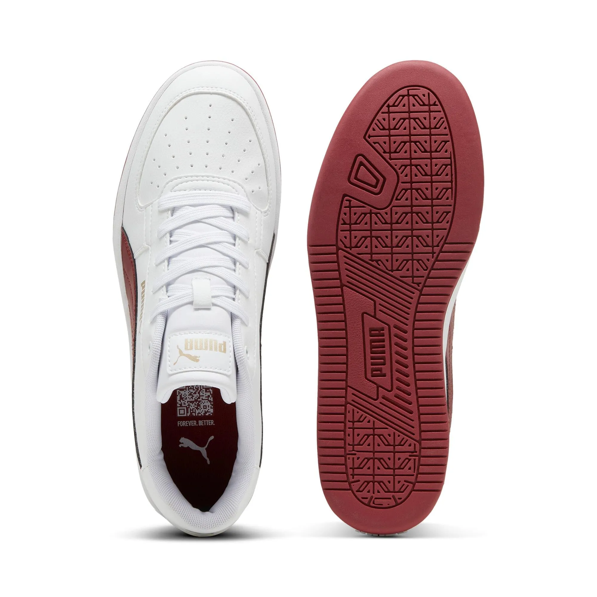Puma Caven 2.0 Sneaker, Puma White-Intense Red-Puma Gold, 44 EU - immagine 6