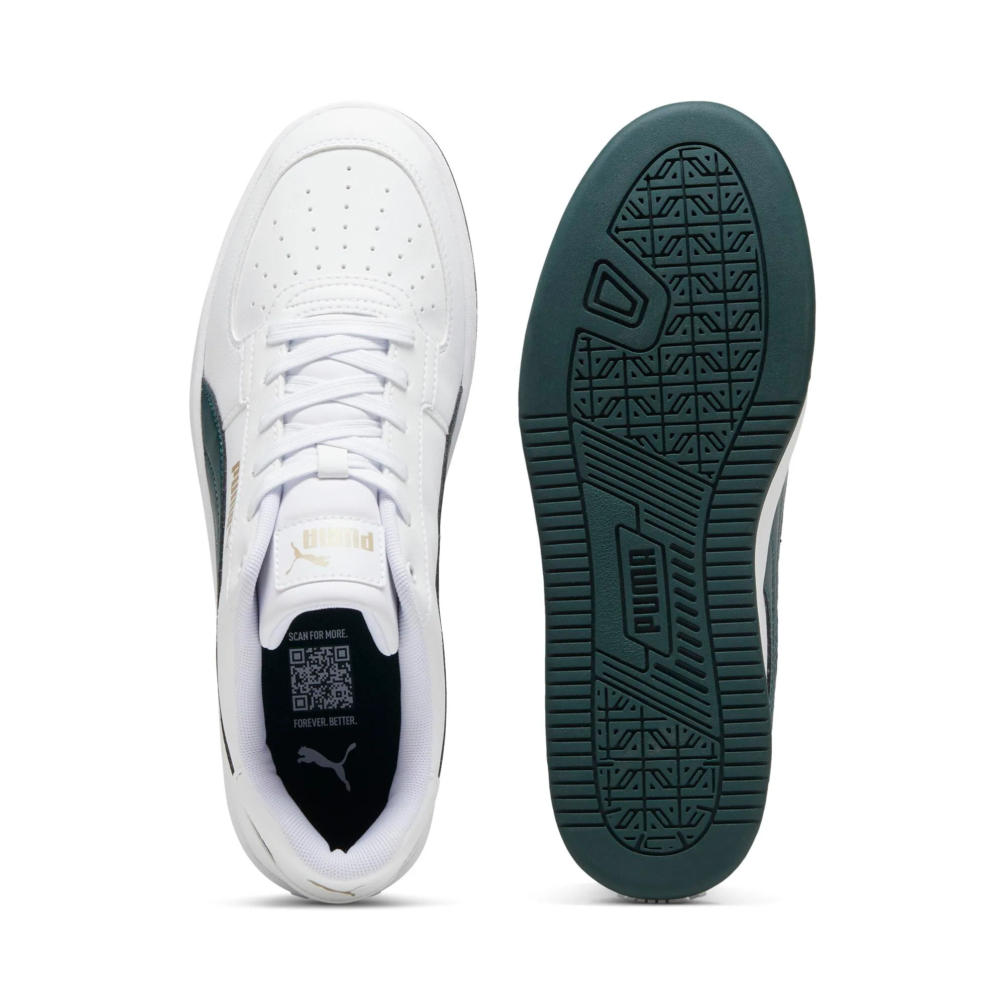 Puma Caven 2.0 Unisex Adult Sneakers, White Dark Myrtle Gold, 41 EU - immagine 3