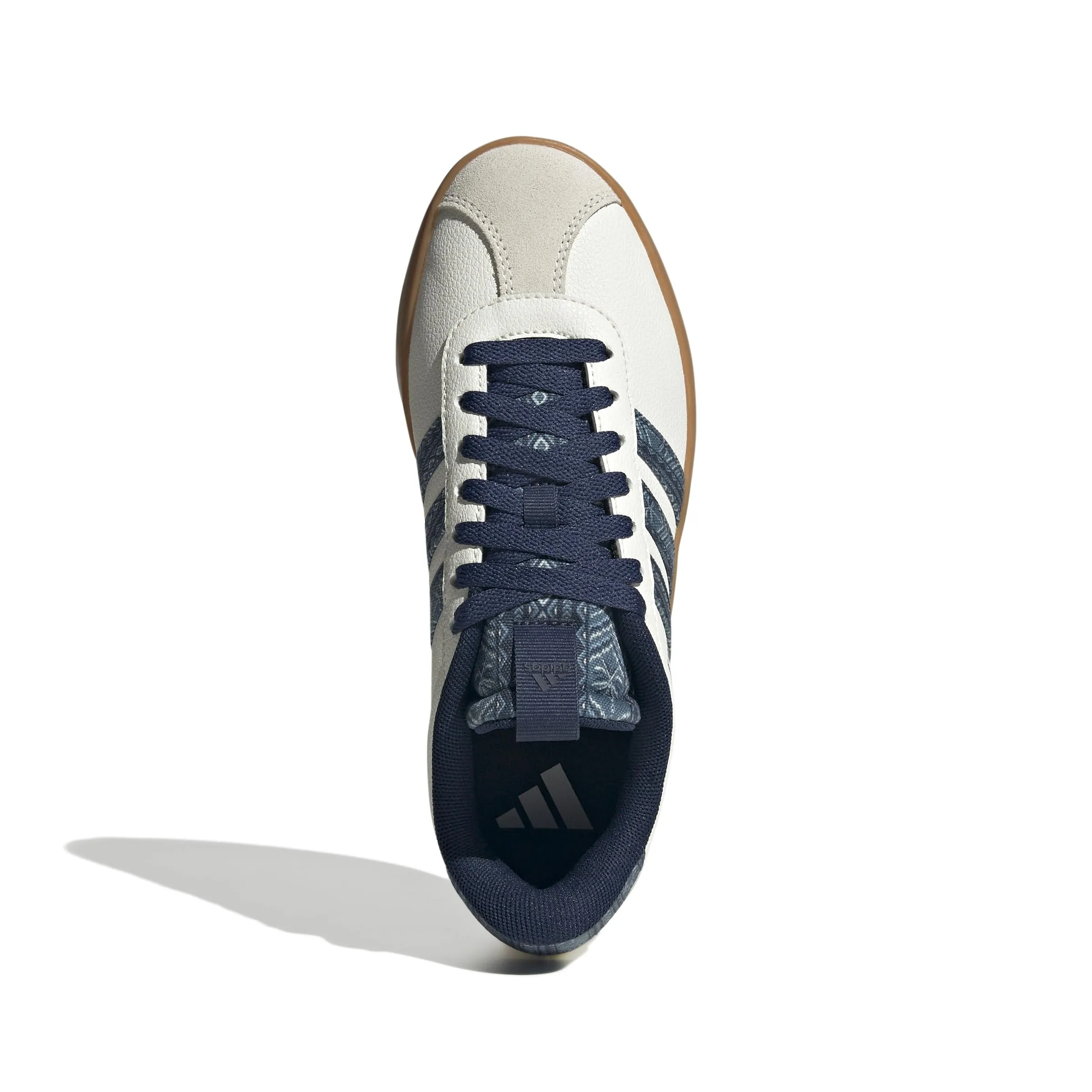 adidas VL Court 3.0 Sneaker da donna, Bianco sporco/indaco notturno/gomma, 6.5 - immagine 2