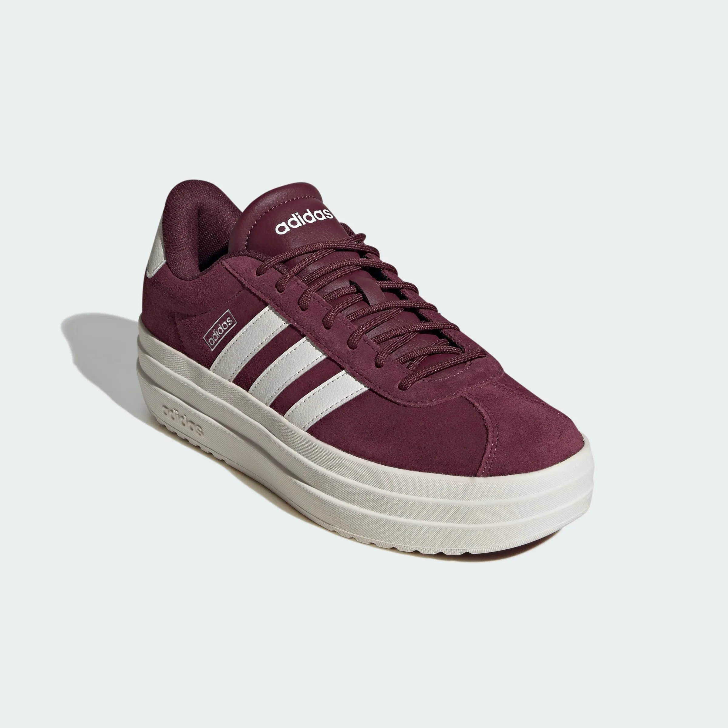 Adidas VL Court Bold Donna, Bianco Granata, 44 EU - immagine 5