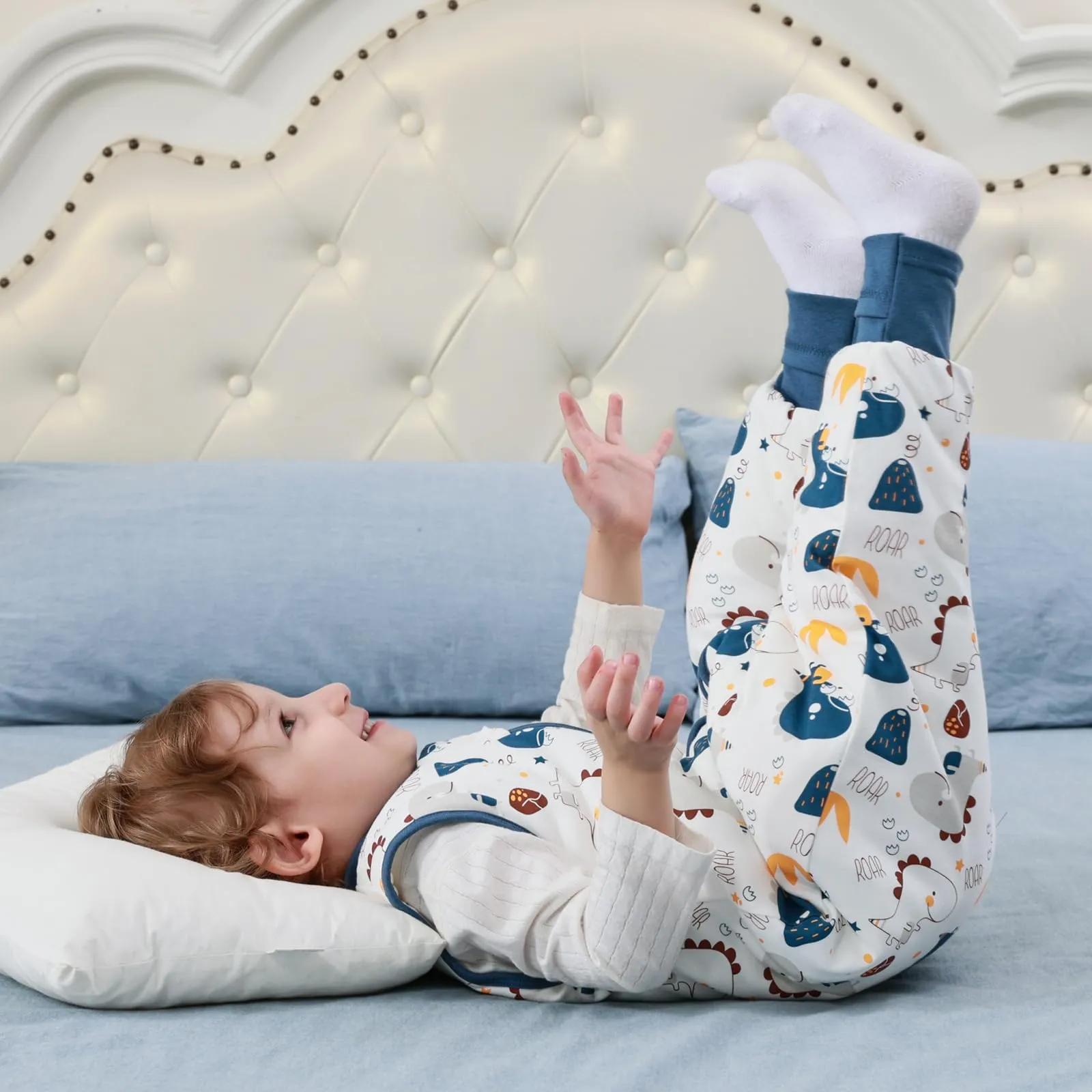 MIKAFEN Sacco Nanna con Gambe per Bambini, 2,5 Tog, 18-36 Mesi - immagine 8