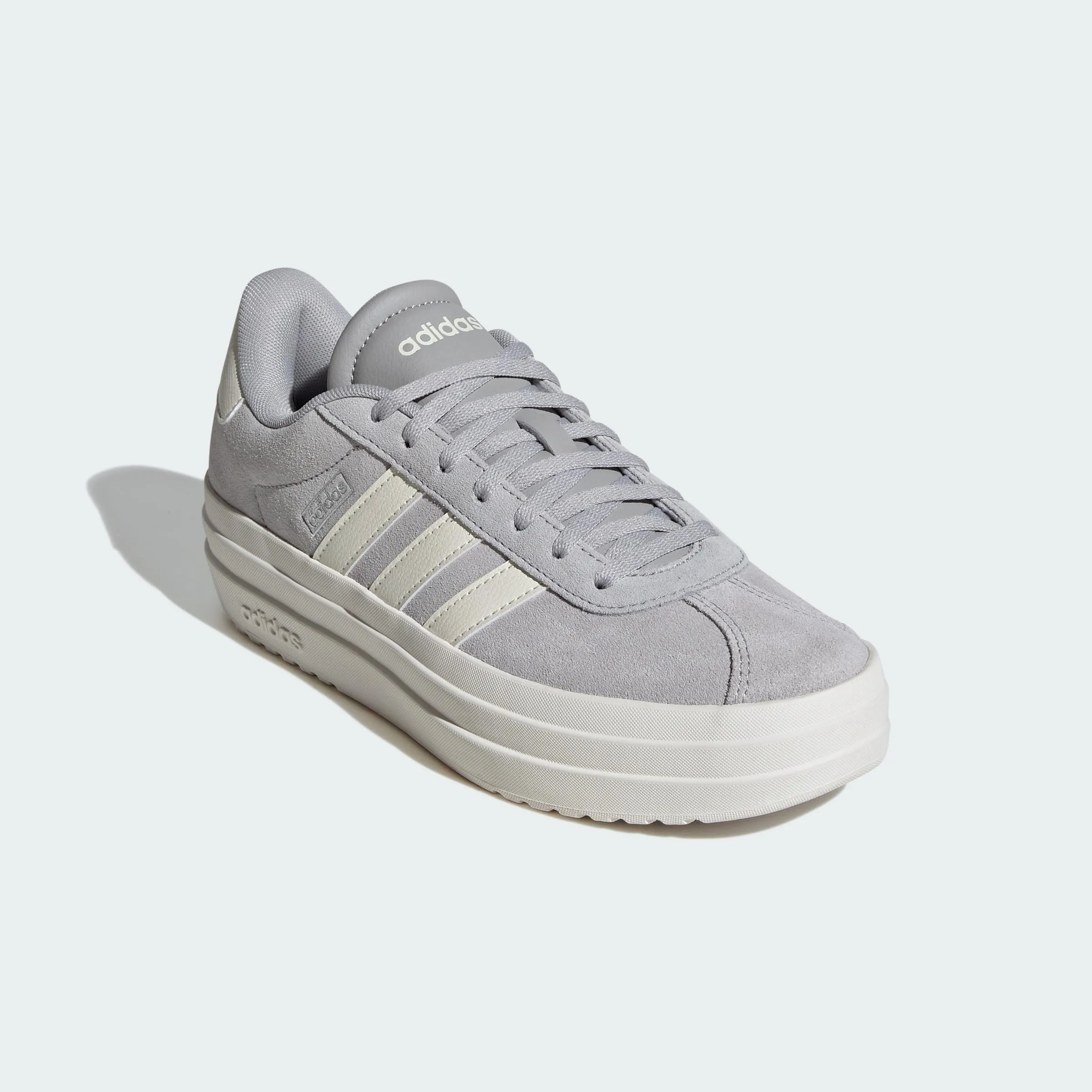adidas VL Court Bold Shoes, Grey Two/Off White/Core White, 42 EU - immagine 5