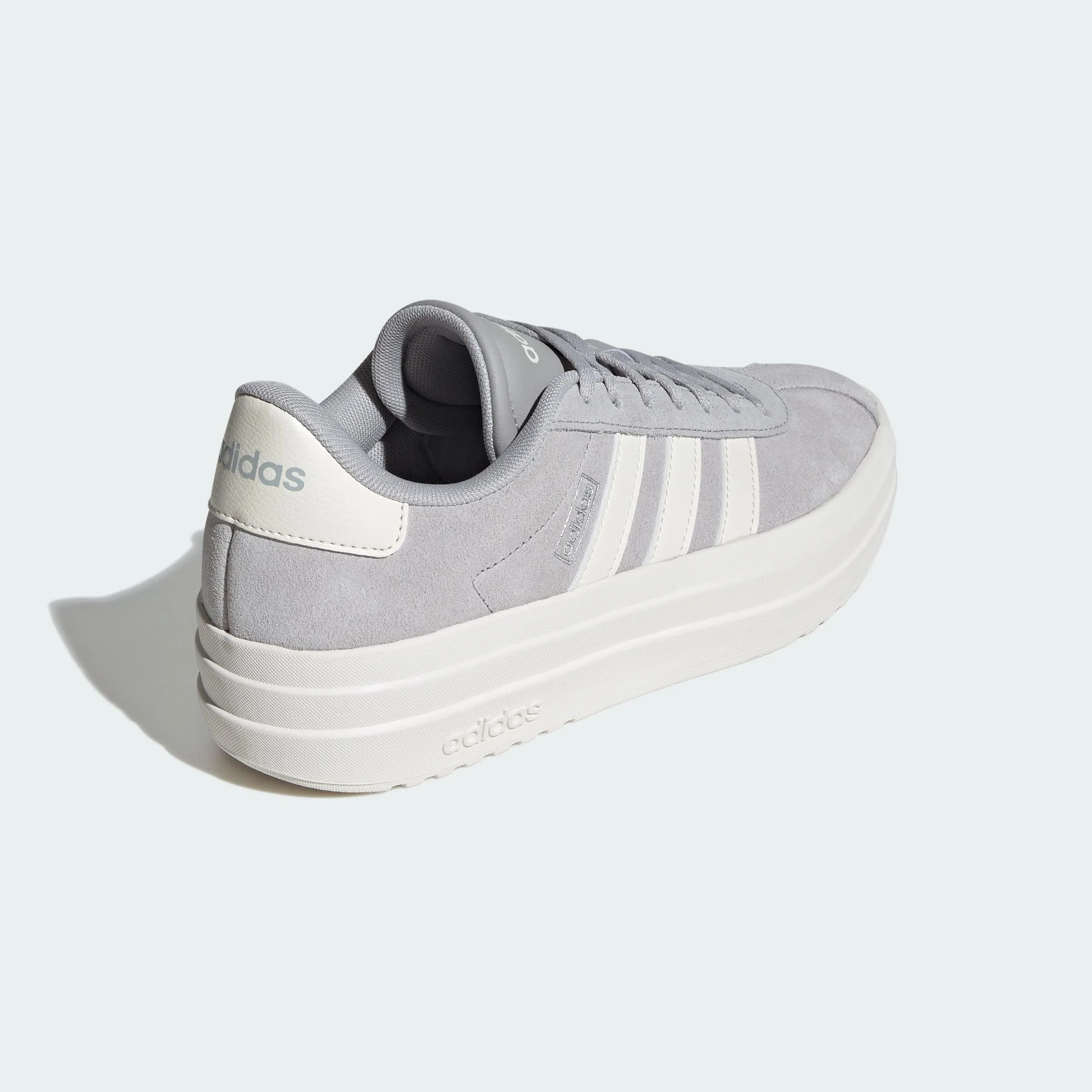 adidas VL Court Bold Shoes, Grey Two/Off White/Core White, 42 EU - immagine 6