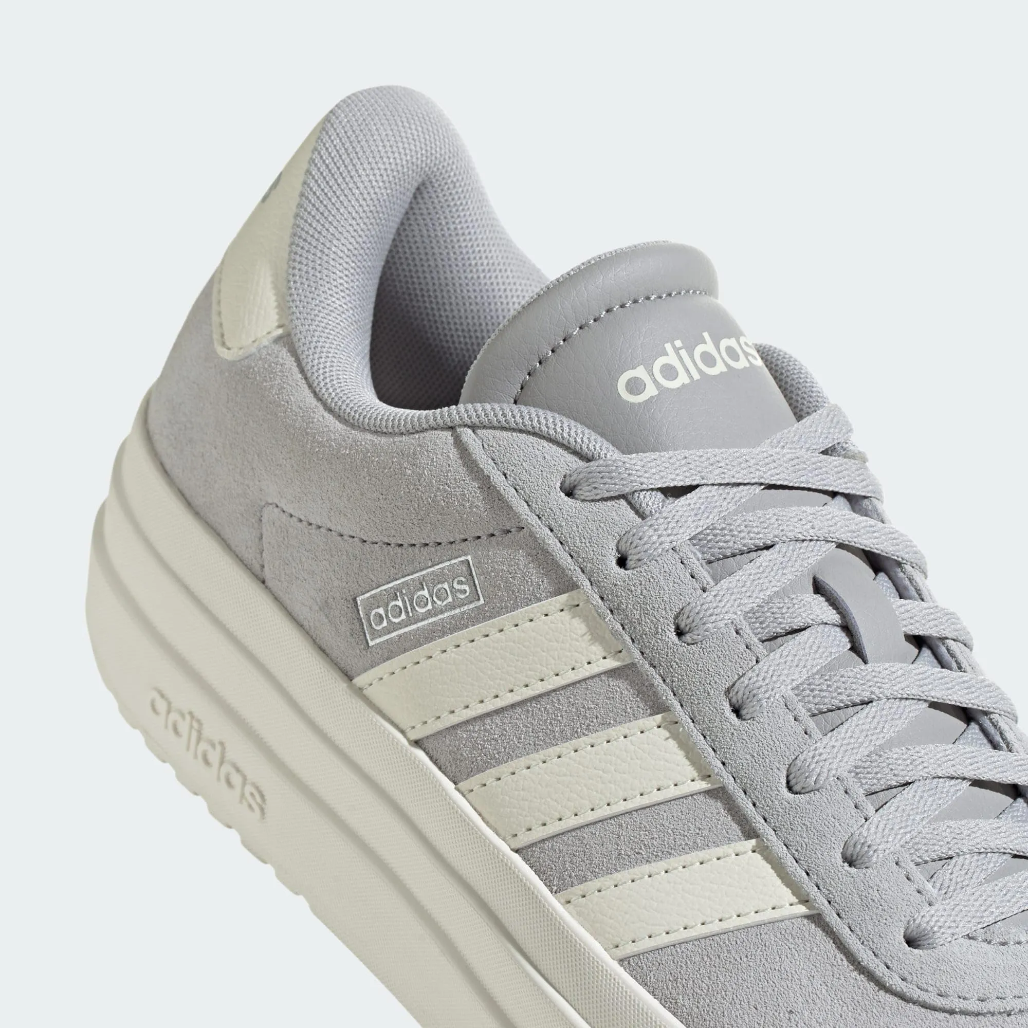 adidas VL Court Bold Shoes, Grey Two/Off White/Core White, 42 EU - immagine 7