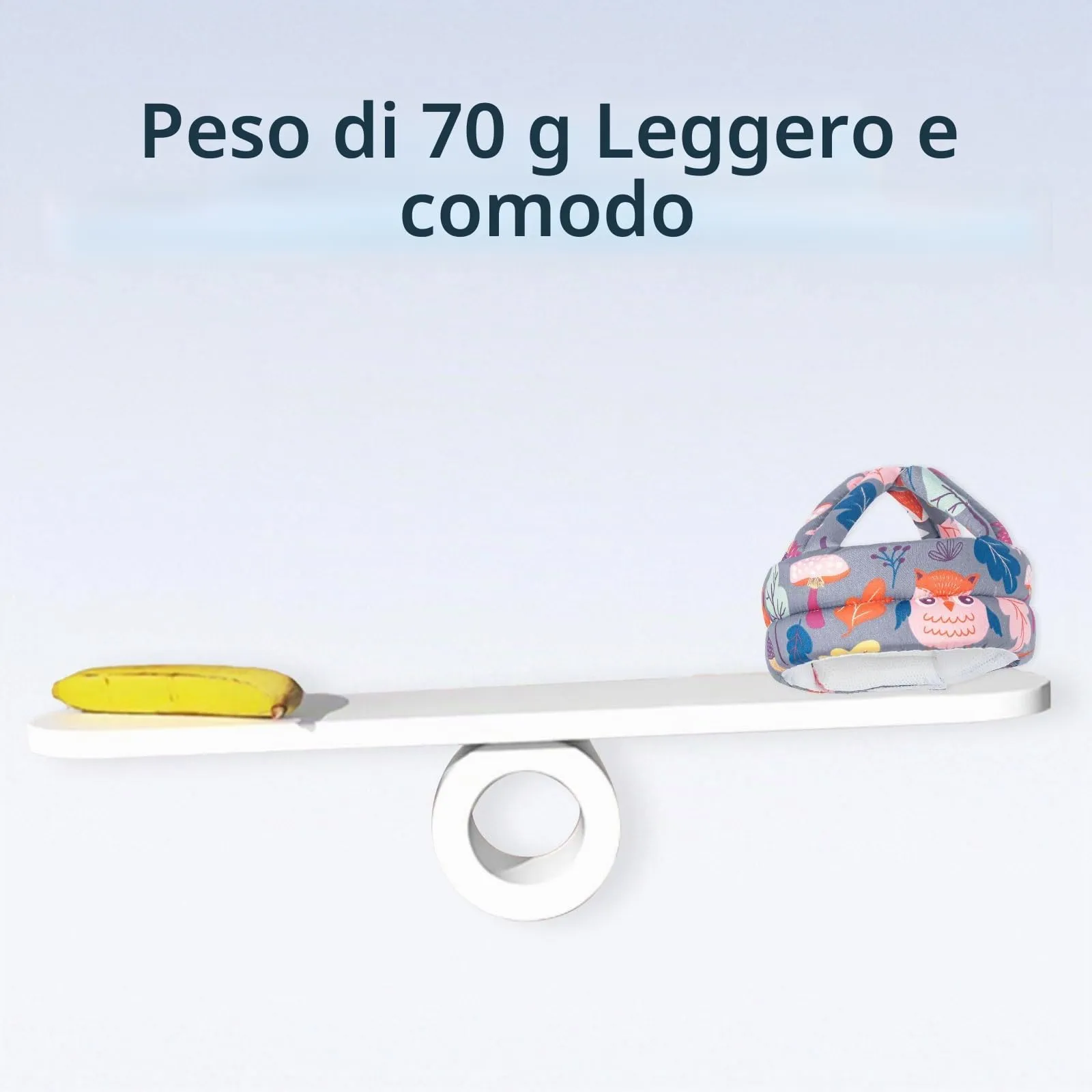 JUNUNDJING Caschetto Primi Passi per Bambini da 6 a 36 Mesi, Volpe grigia - immagine 6