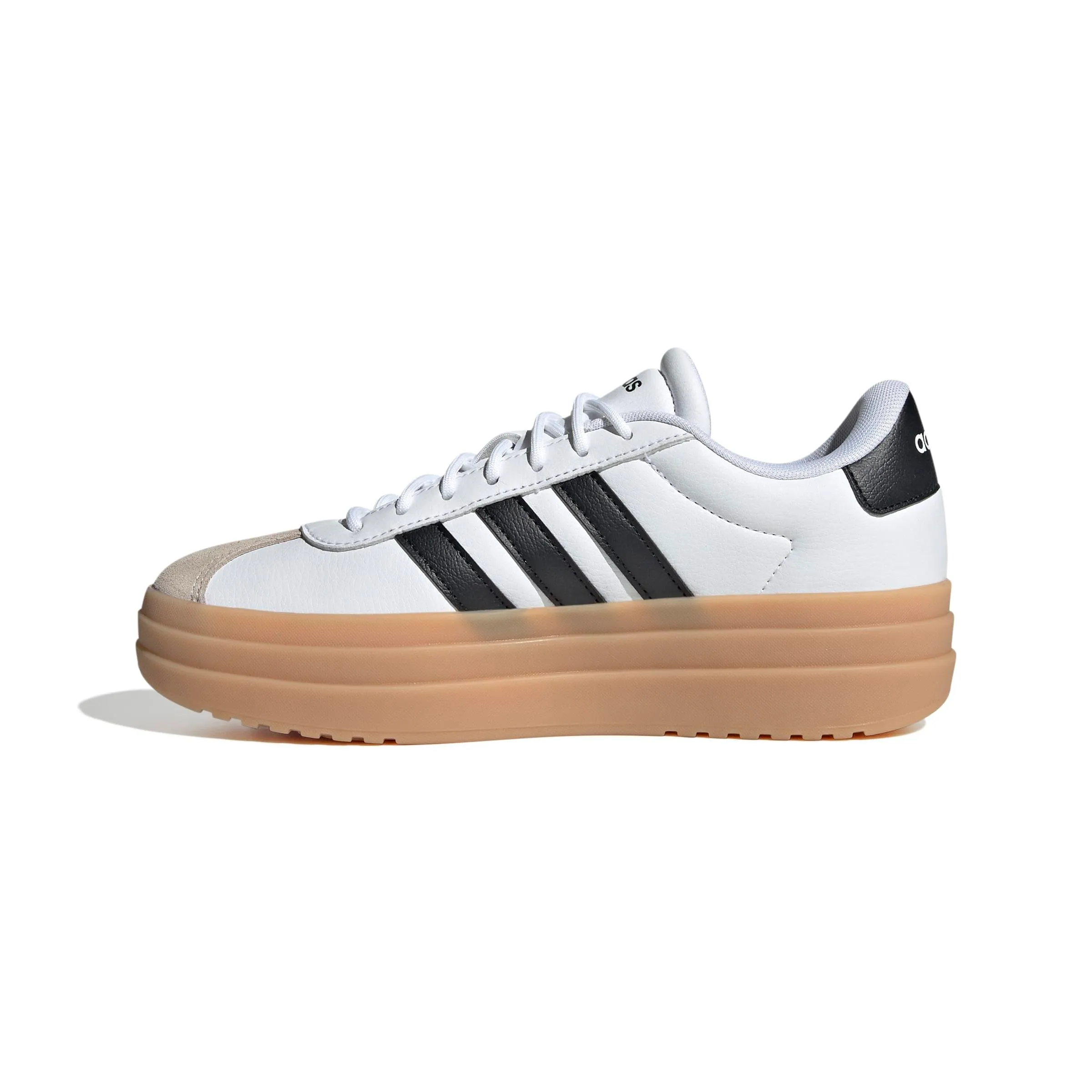 adidas Women's VL Court Bold Shoes, Ftwr White/Core Black/Wonder Beige, 40 EU - immagine 1