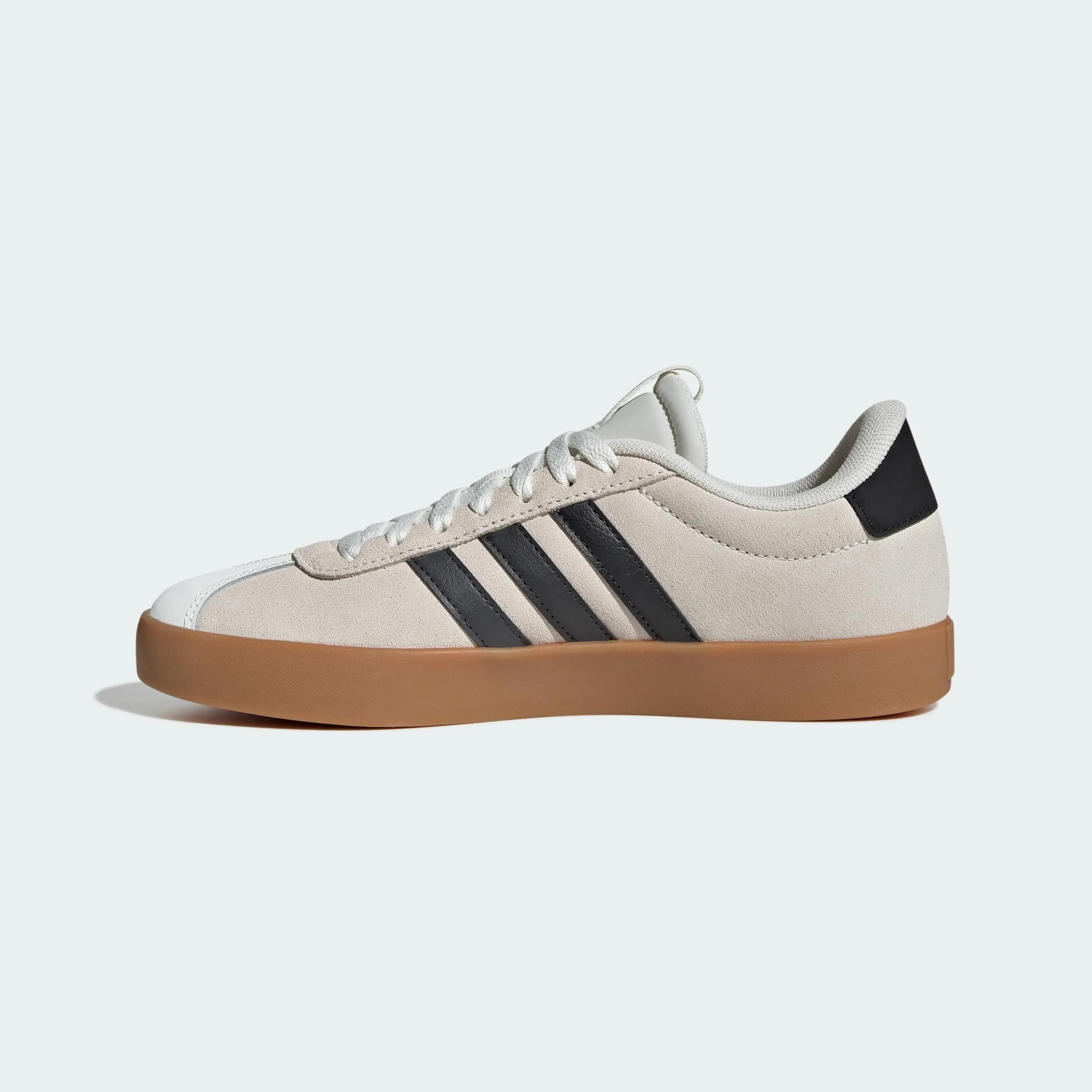 adidas VL Court 3.0 Shoes, Off White/Grey Six/Gold Metallic, 38 EU - immagine 4
