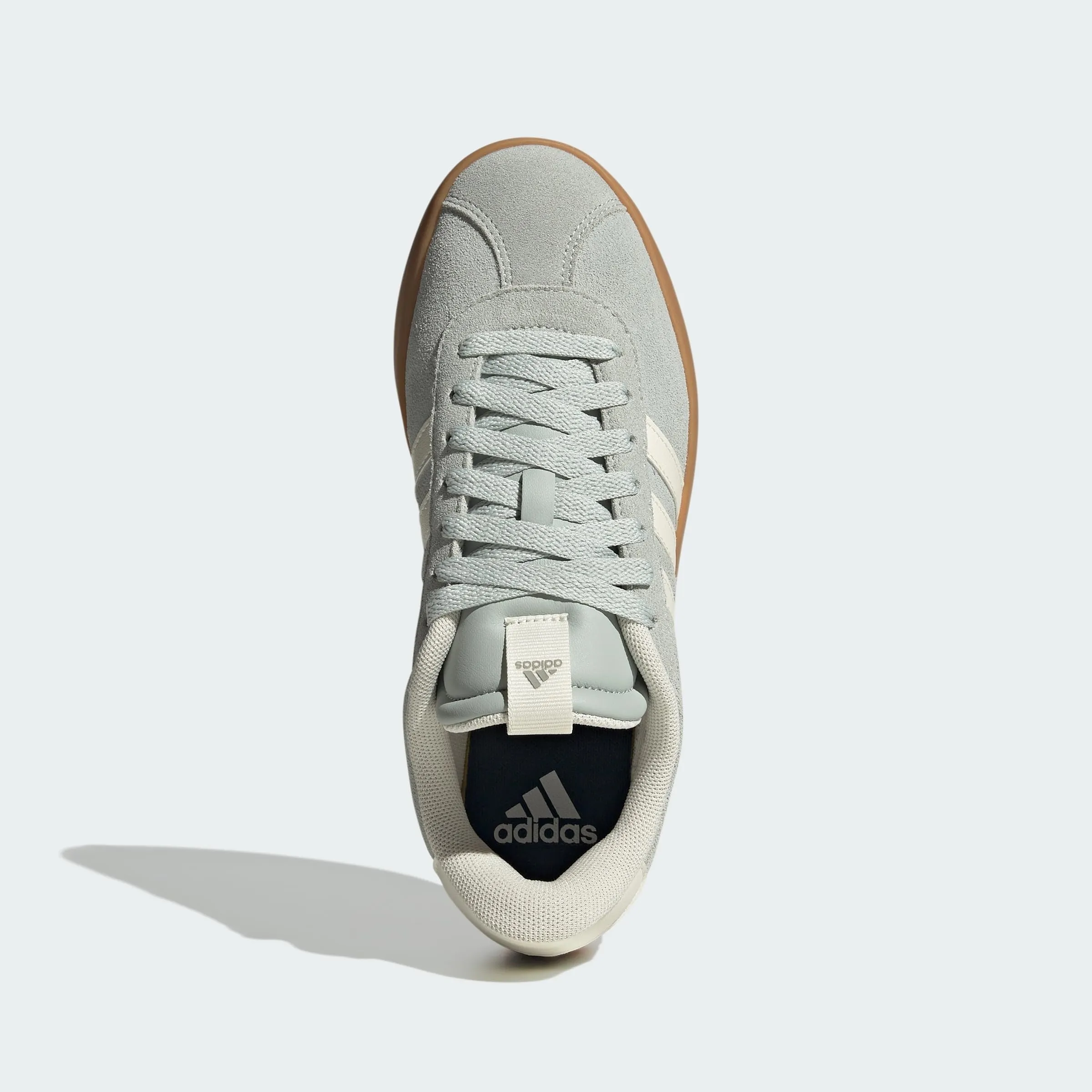 adidas VL Court 3.0 Shoes, Wonder Silver/Off White/Gum, 40 2/3 EU - immagine 5