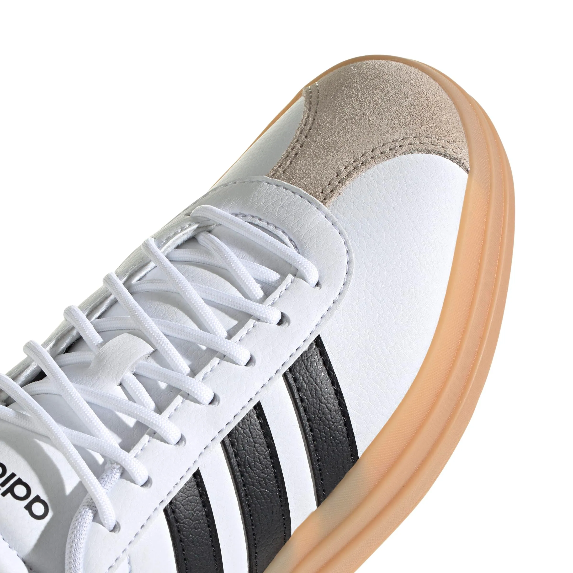 adidas VL Court Bold Shoes, Ftwr White/Core Black/Wonder Beige, 40 2/3 EU - immagine 7