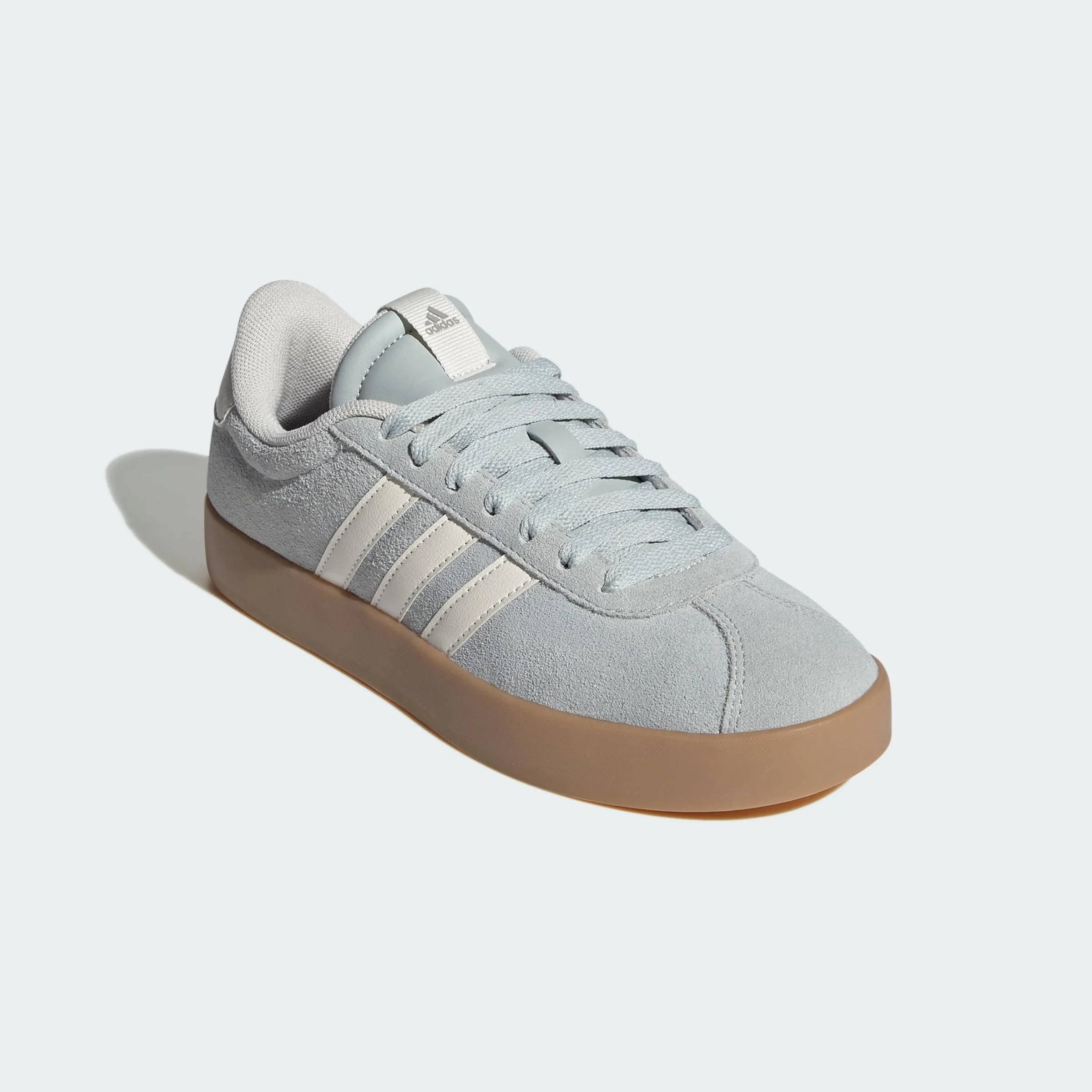 adidas VL Court 3.0 Shoes, Wonder Silver/Off White/Gum, 42 2/3 EU - immagine 7