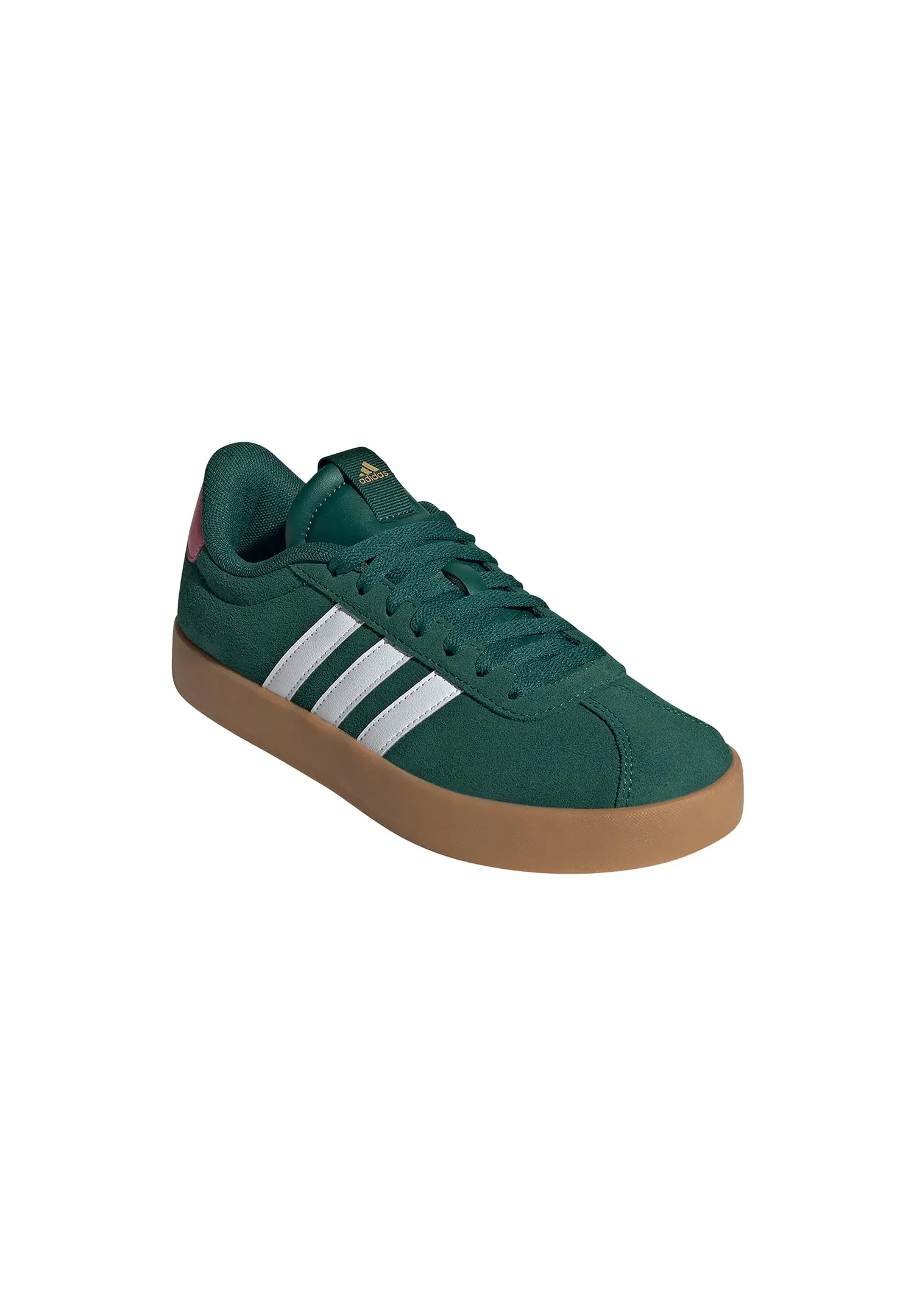 adidas VL Court 3.0 Shoes, Collegiate Green/Cloud White/Pulse Magenta, 38 2/3 EU - immagine 4