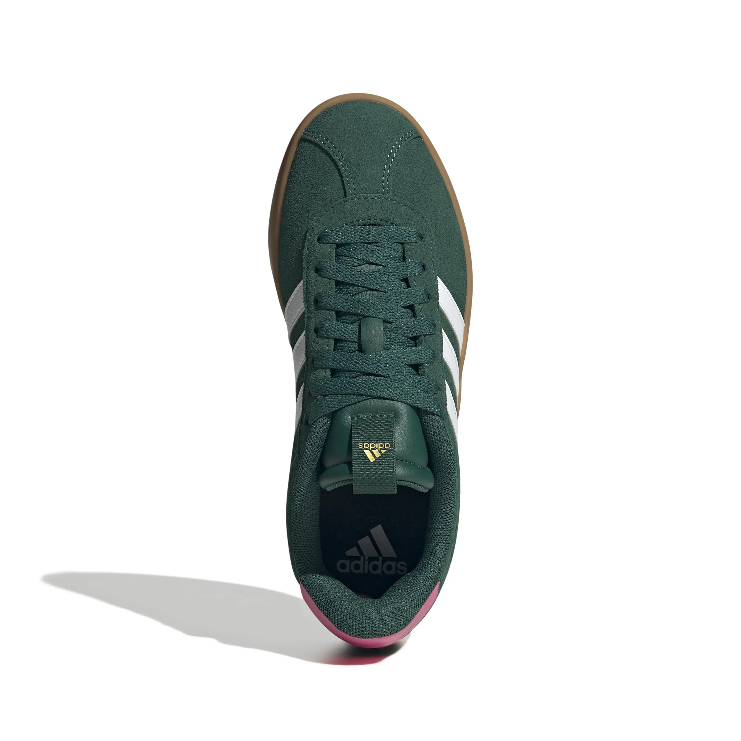 adidas VL Court 3.0 Shoes, Collegiate Green/Cloud White/Pulse Magenta, 38 2/3 EU - immagine 9