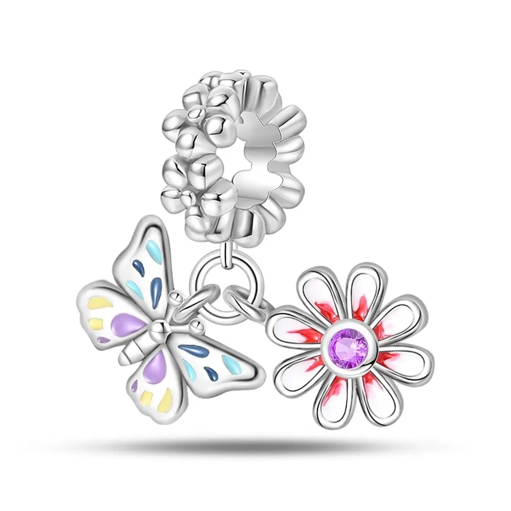 LNQOBU Ciondolo Charm Donna in Argento Sterling 925 per Bracciali e Collane - immagine 1