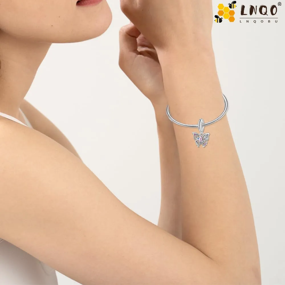 LNQOBU Ciondolo Charm Donna in Argento Sterling 925 per Bracciali e Collane - immagine 3