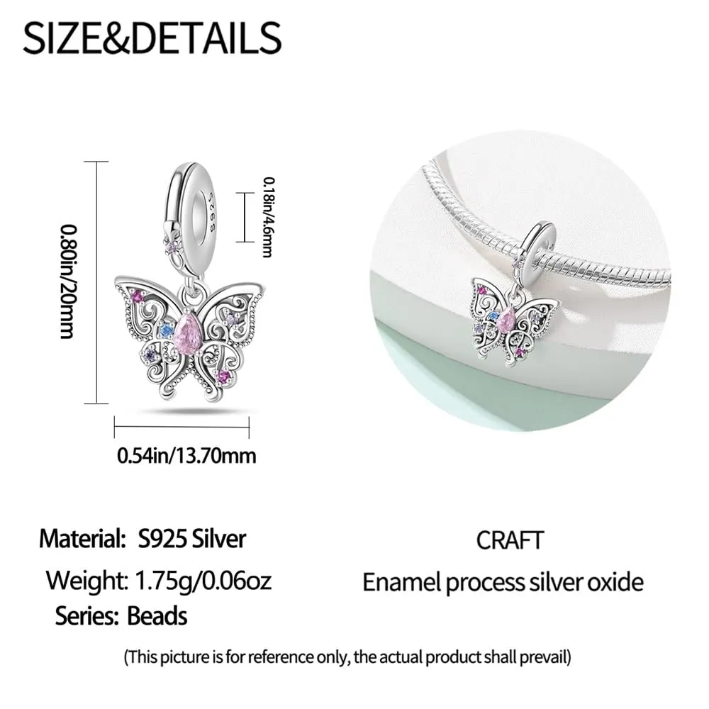 LNQOBU Ciondolo Charm Donna in Argento Sterling 925 per Bracciali e Collane - immagine 4