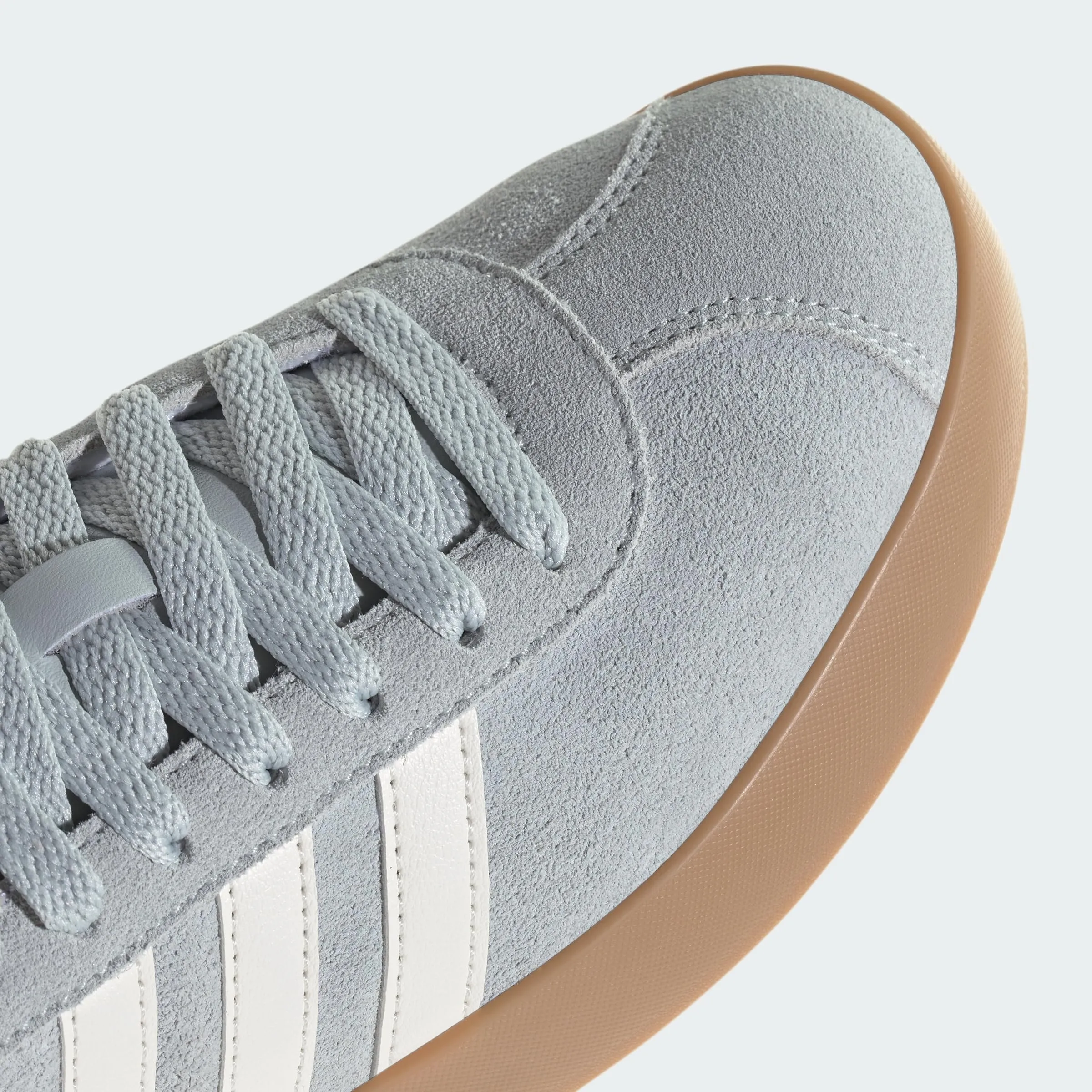 adidas VL Court 3.0 Shoes, Wonder Silver/Off White/Gum, 36 2/3 EU - immagine 6