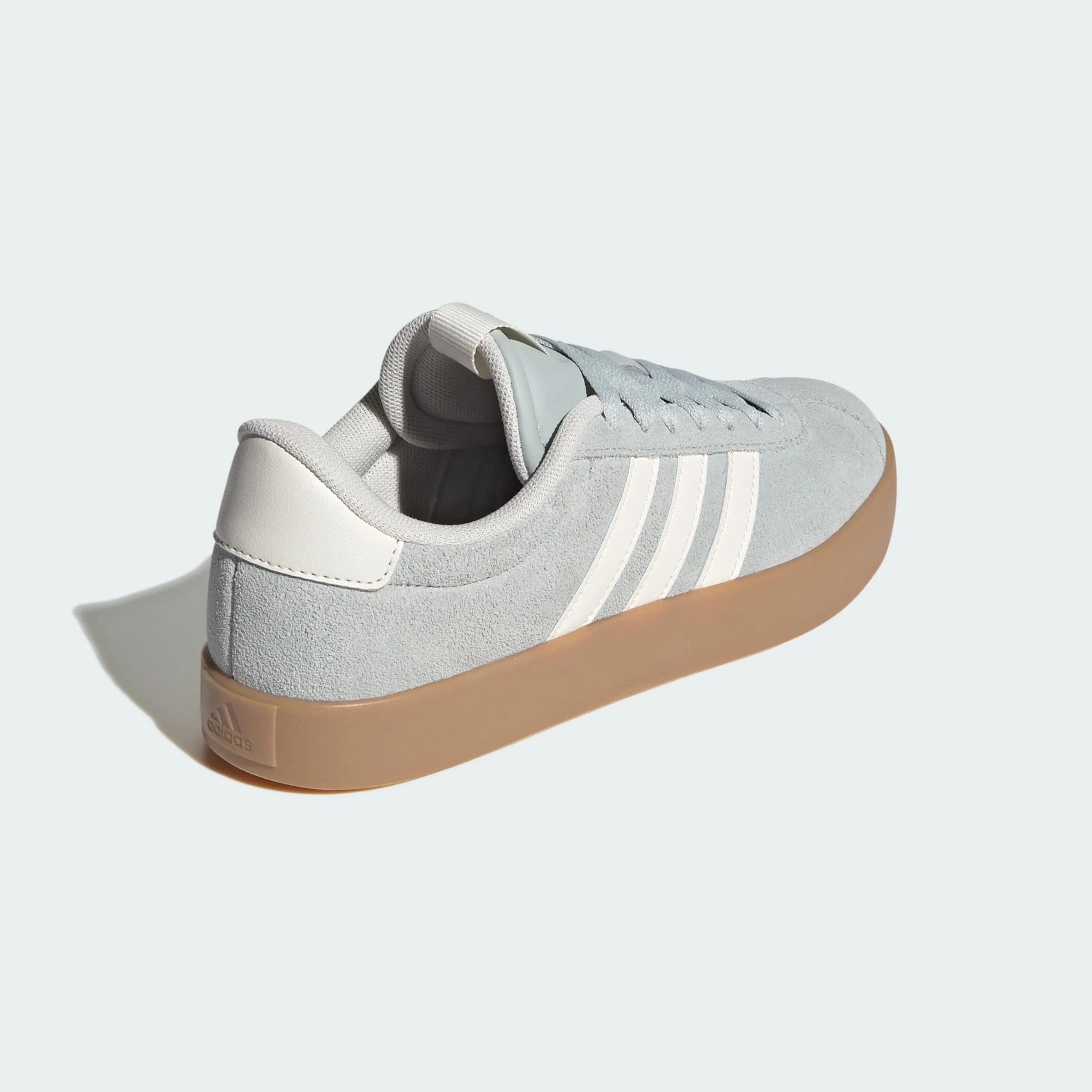 adidas VL Court 3.0 Shoes, Wonder Silver/Off White/Gum, 36 2/3 EU - immagine 8