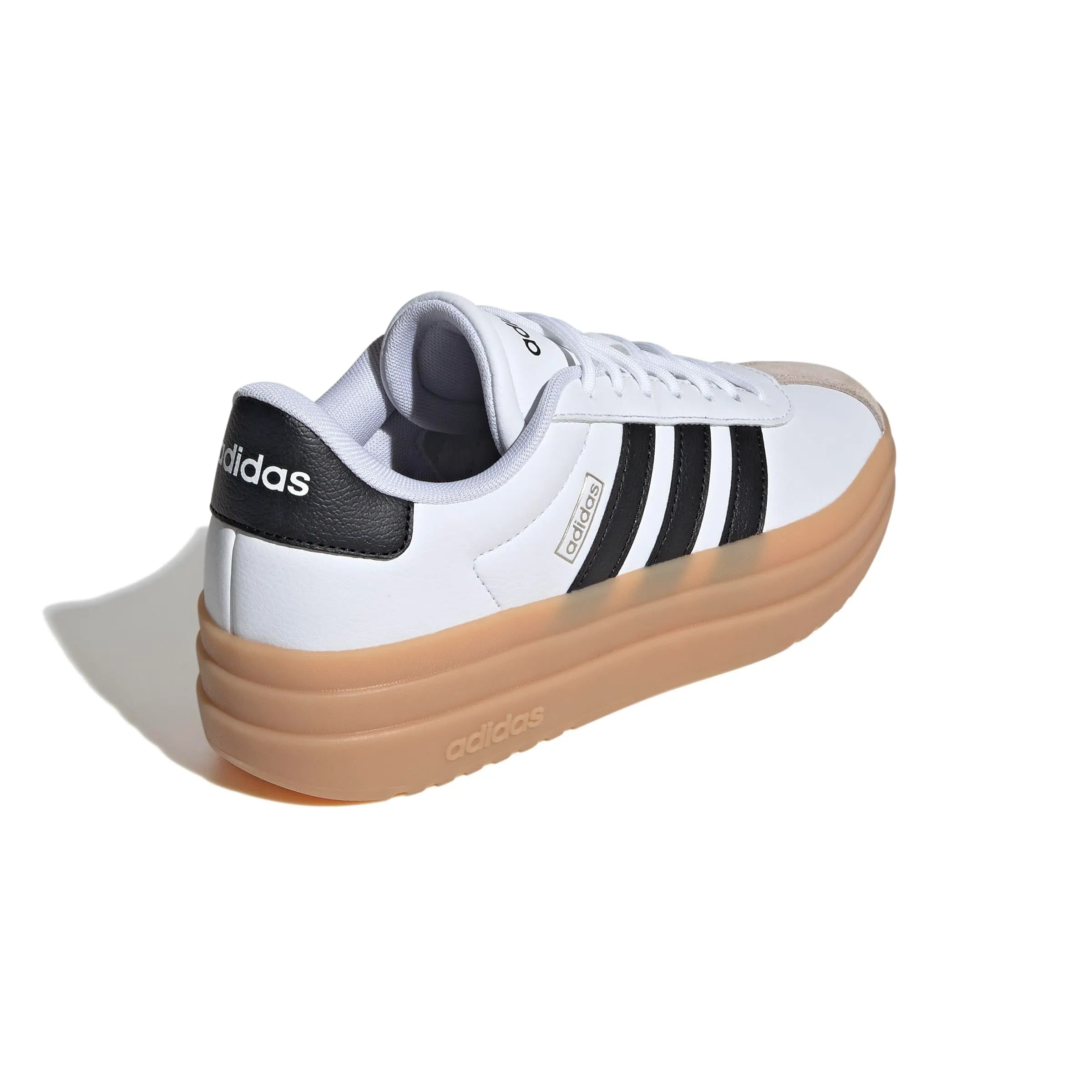 adidas VL Court Bold Shoes - Ftwr White/Core Black/Wonder Beige - 39 1/3 EU - immagine 8
