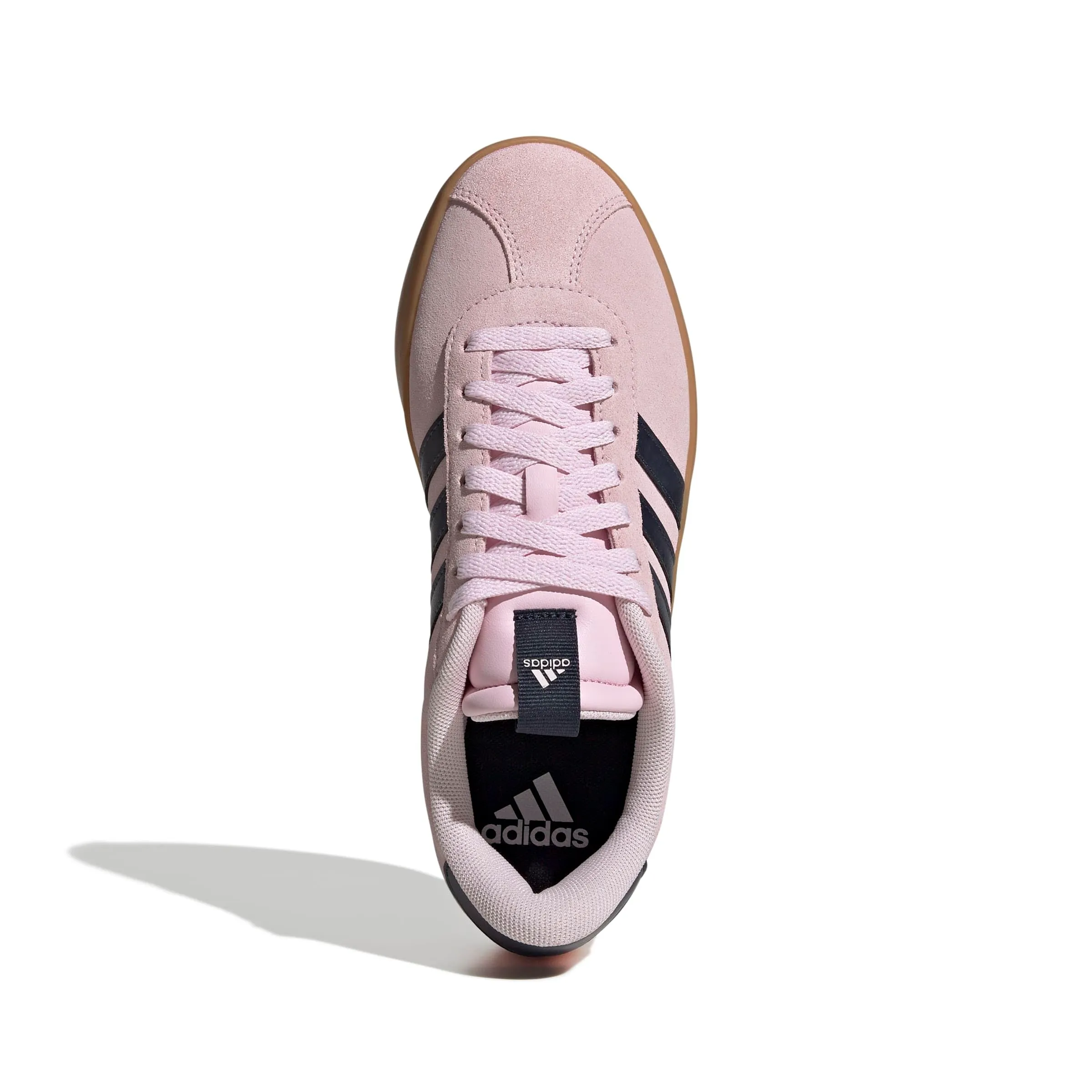 adidas VL Court 3.0 Scarpe da donna, Gomma Trasparente Con Inchiostro Rosa, 40 EU - immagine 3
