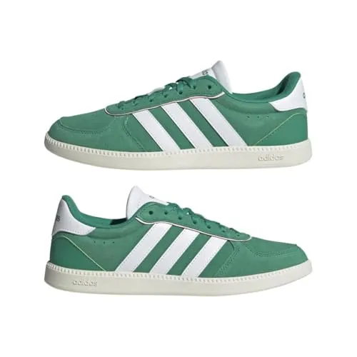 adidas Breaknet Sleek Women's Sneakers - Court Green White Clear Pink - 40 2/3 EU - immagine 4