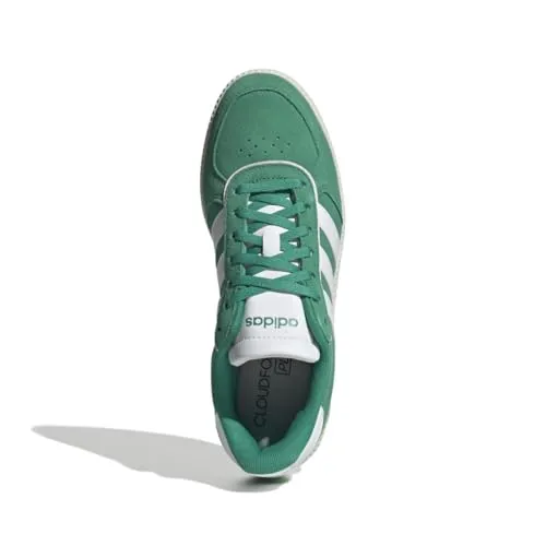 adidas Breaknet Sleek Women's Sneakers - Court Green White Clear Pink - 40 2/3 EU - immagine 6