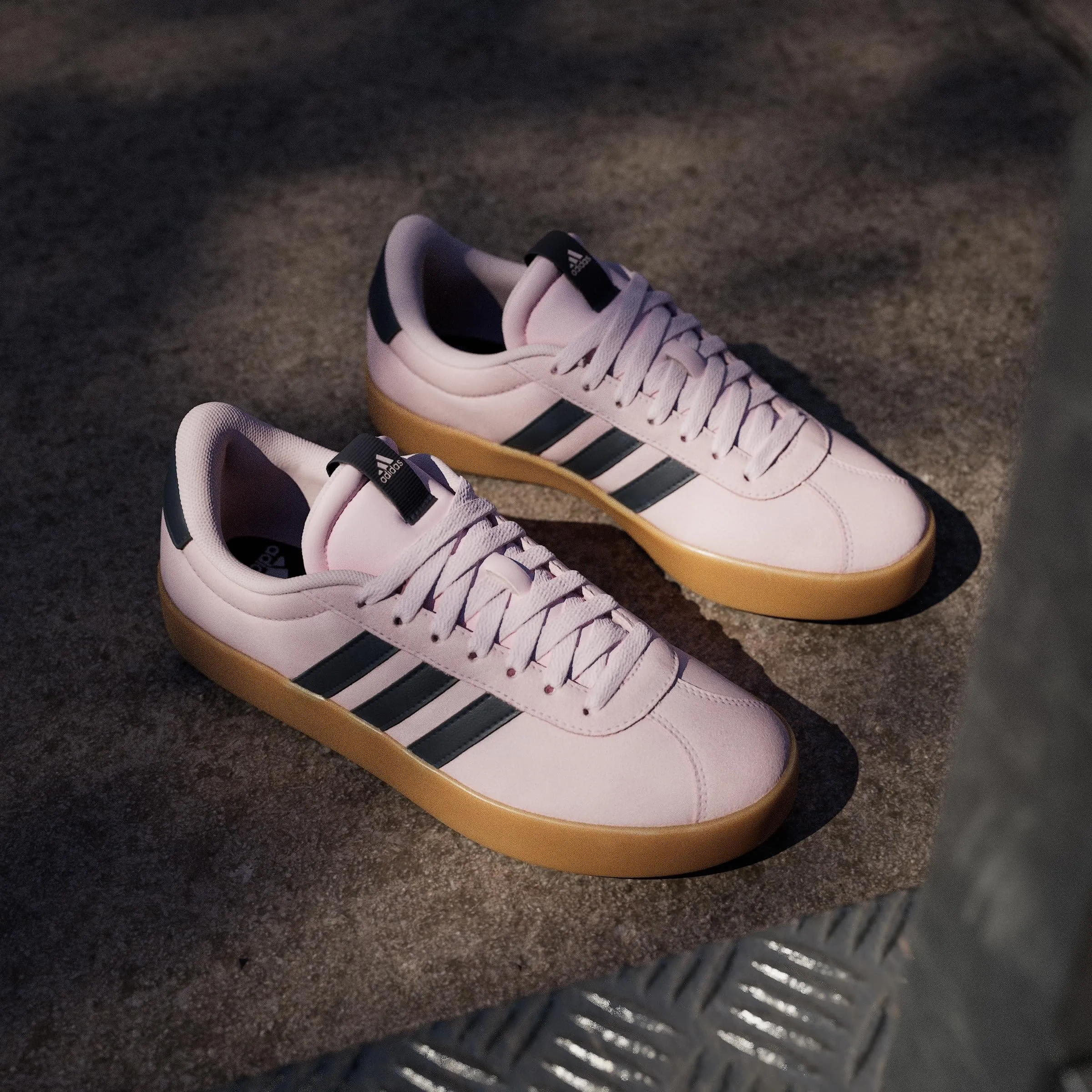 adidas VL Court 3.0 Women's Sneakers - Clear Pink Legend Ink Gum 3, 42 EU - immagine 9