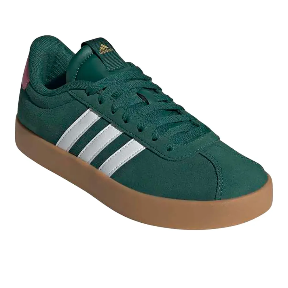 adidas VL Court 3.0 Sportswear Women's Sneakers, Collegiate Green/White/Impulse Magenta, 8.5 - immagine 2